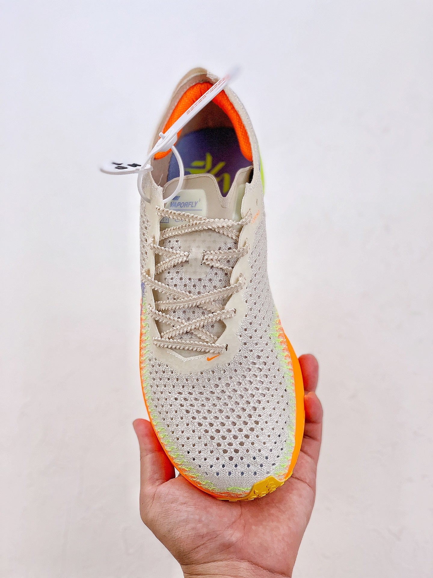 Nike Air Zoom X Vaporfly 3 - Branco/Laranja/Azul