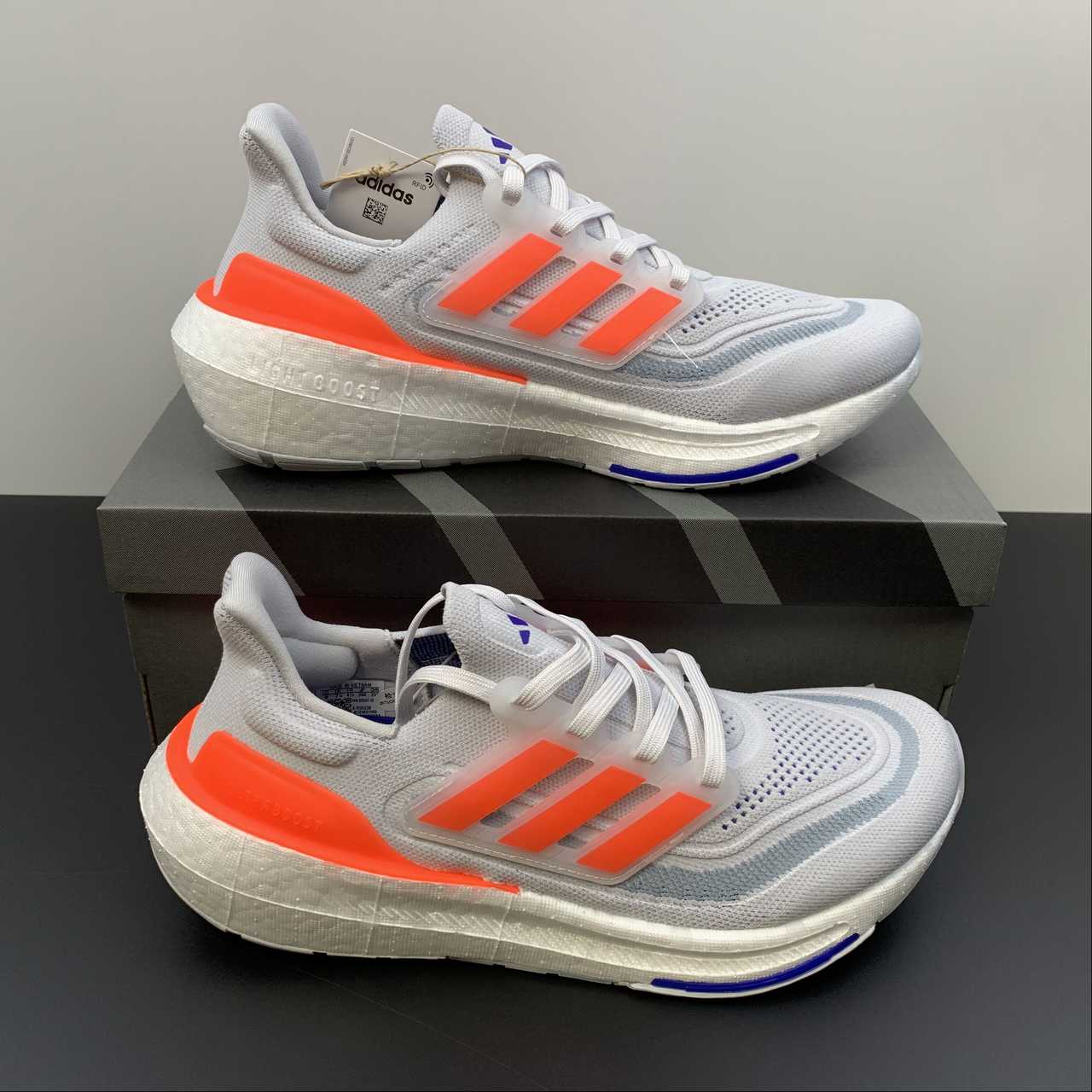 Adidas Ultraboost Light 23 - Cinza/Laranja