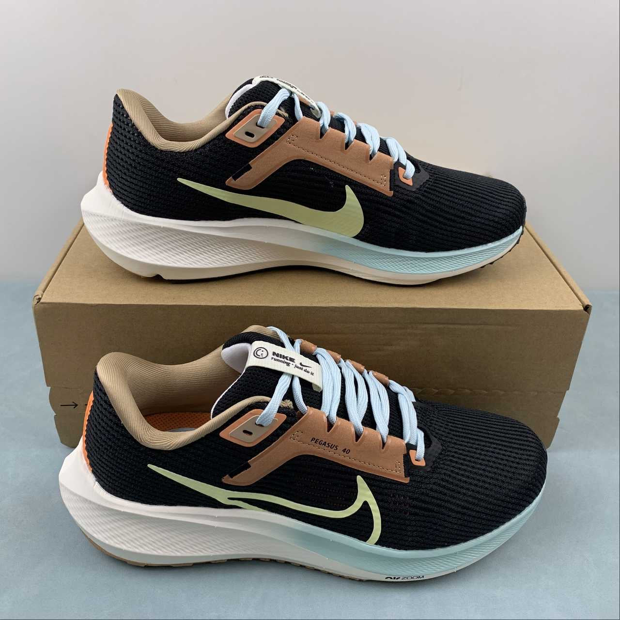 Nike Air Zoom Pegasus 40 - Preto/Marrom