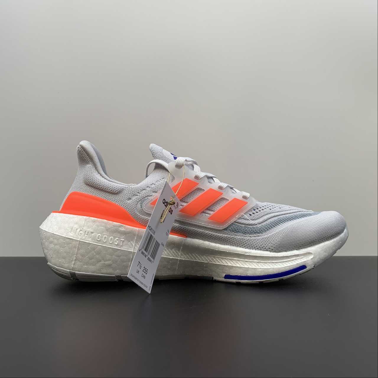 Adidas Ultraboost Light 23 - Cinza/Laranja