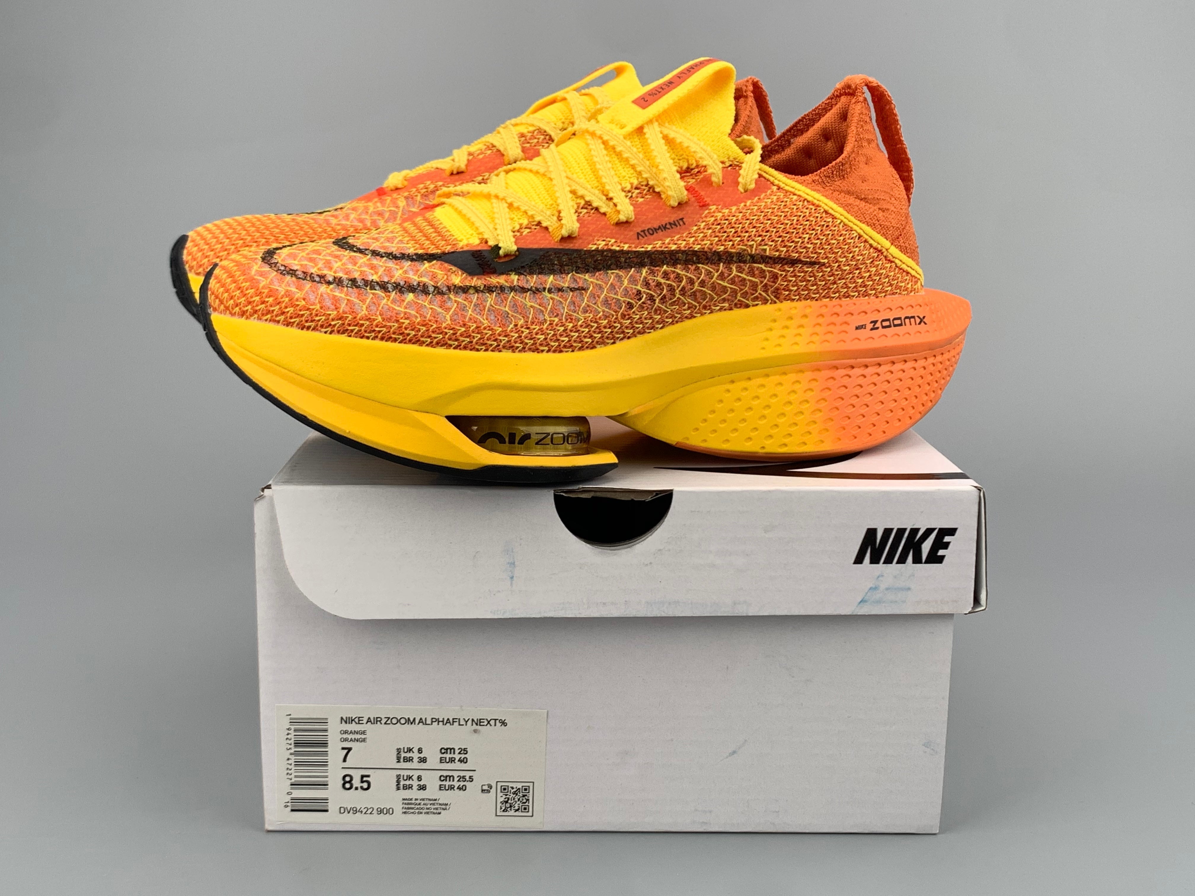Nike Air ZoomX Alphafly Next 2 - Laranja/Amarelo