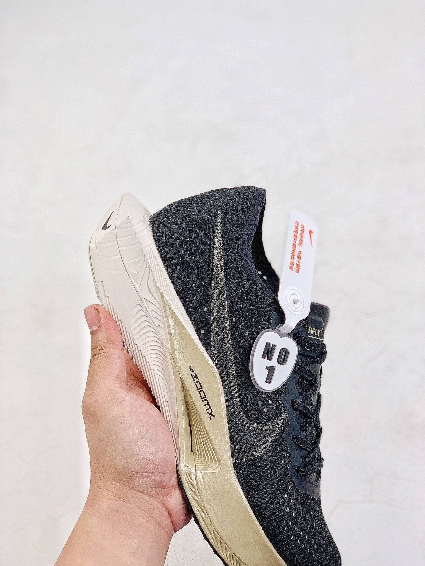 Nike Air Zoom X Vaporfly 3 - Preto/Bege