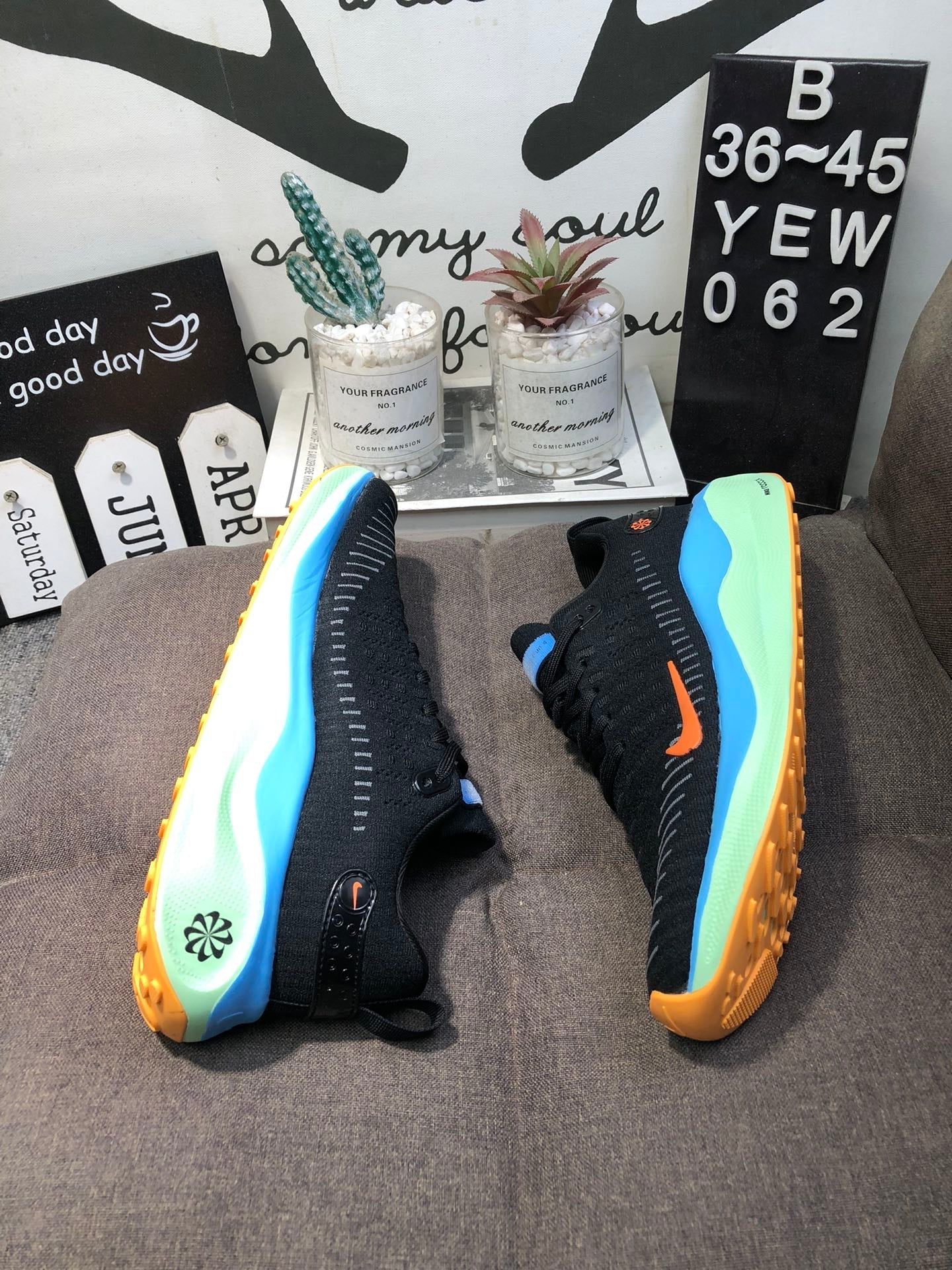 Nike Infinity Run 4 Preto/Azul/Laranja