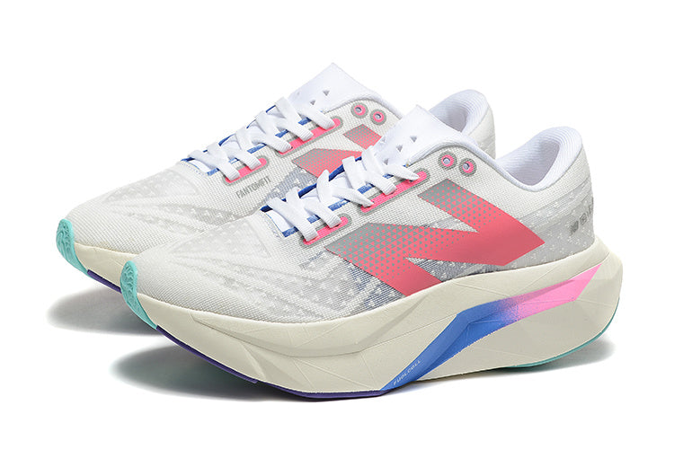 Tênis New Balance Fuelcell Supercomp Elite V4 - Branco/Rosa