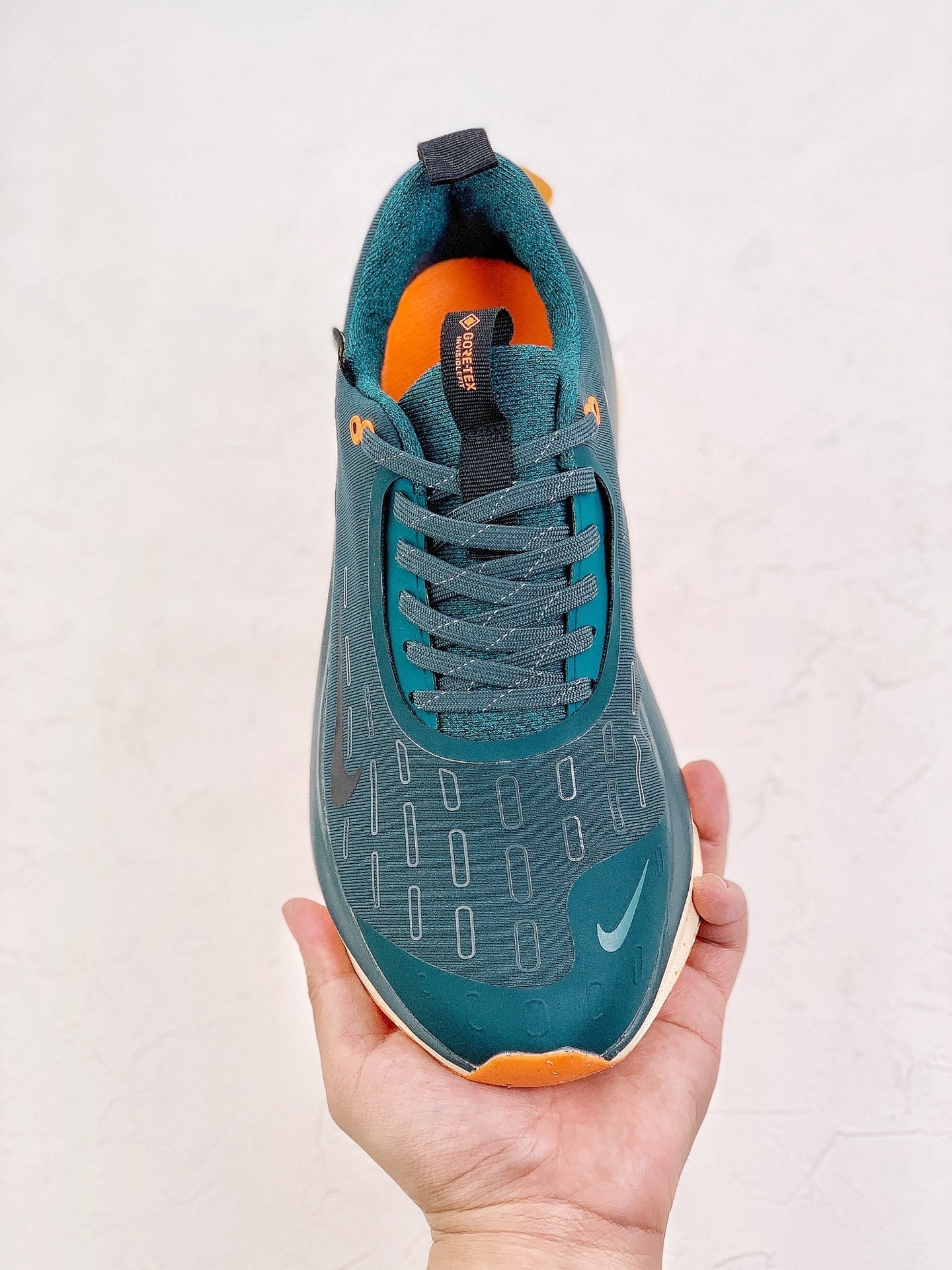 Nike Infinity Run 4 'Goretex' - Verde/Laranja