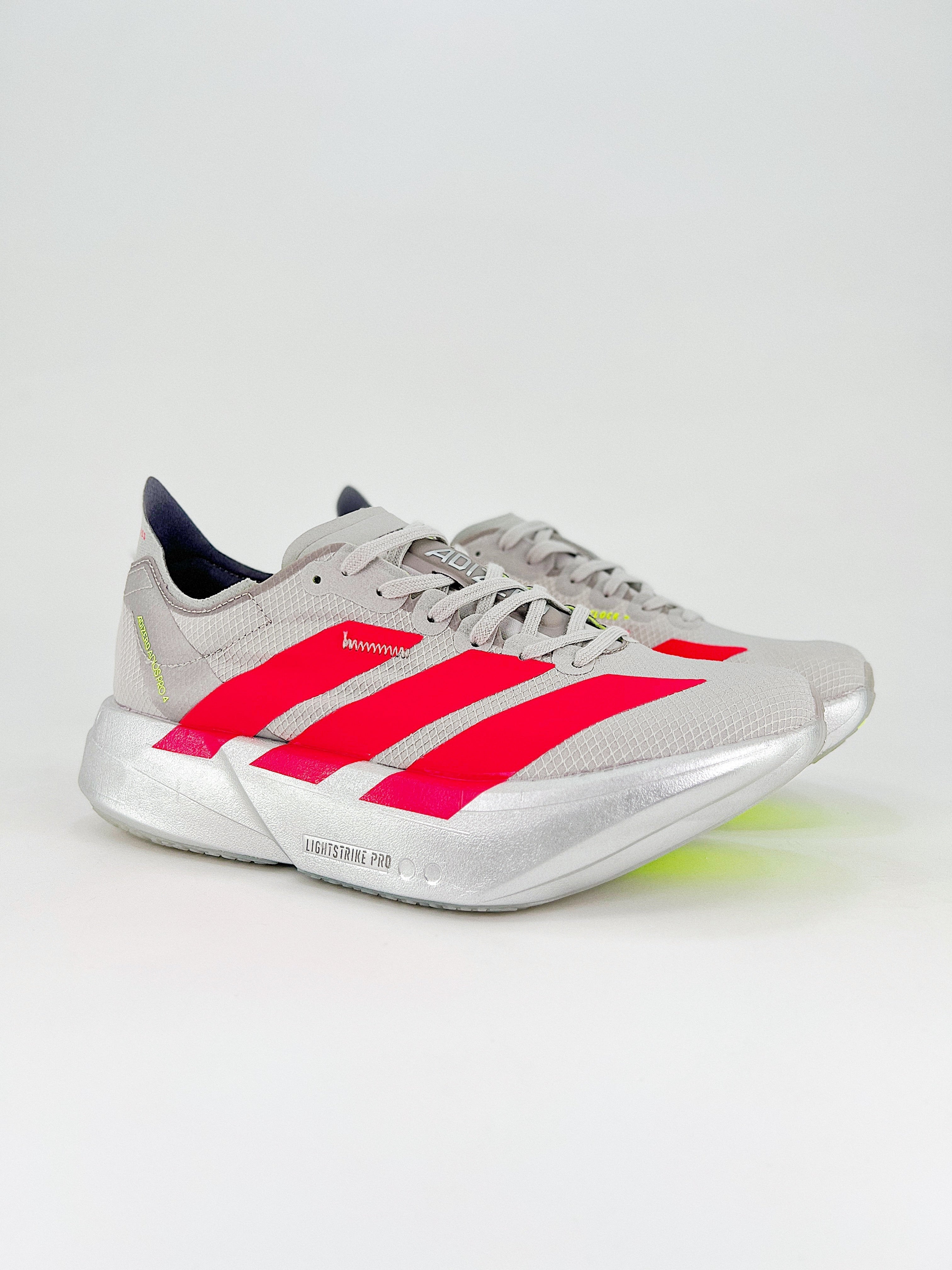 Adidas Adizero Adios Pro 4 - Prata/Vermelho