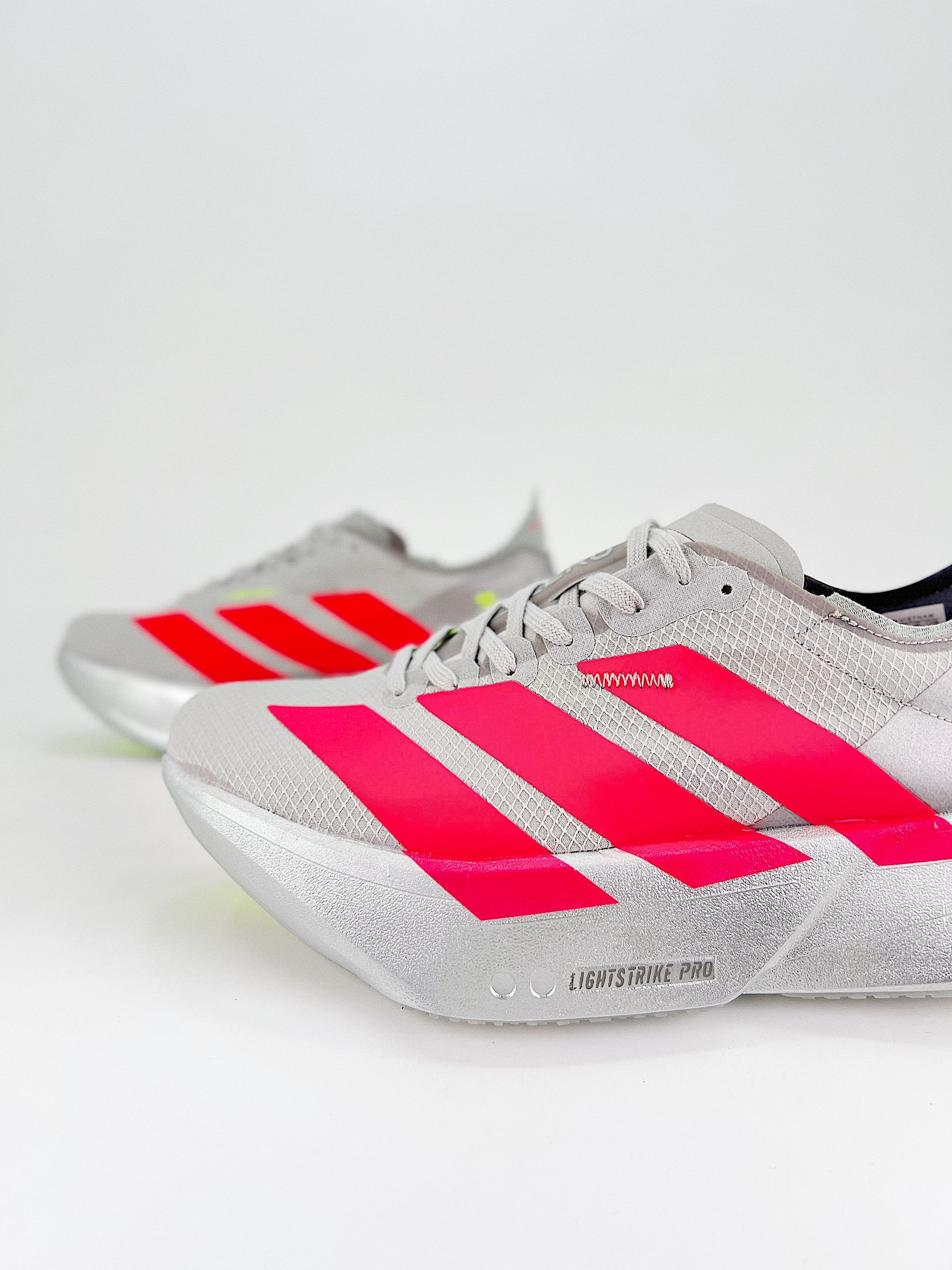 Adidas Adizero Adios Pro 4 - Prata/Vermelho