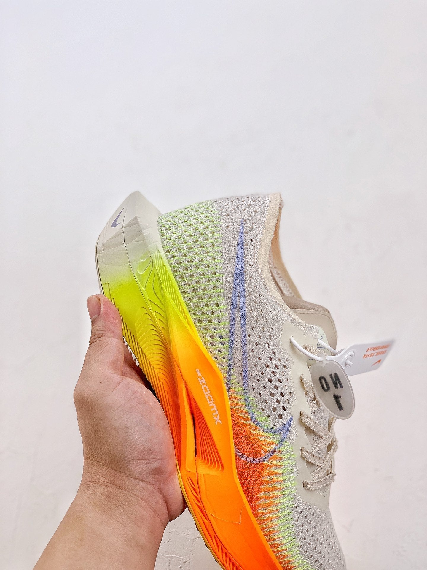 Nike Air Zoom X Vaporfly 3 - Branco/Laranja/Azul