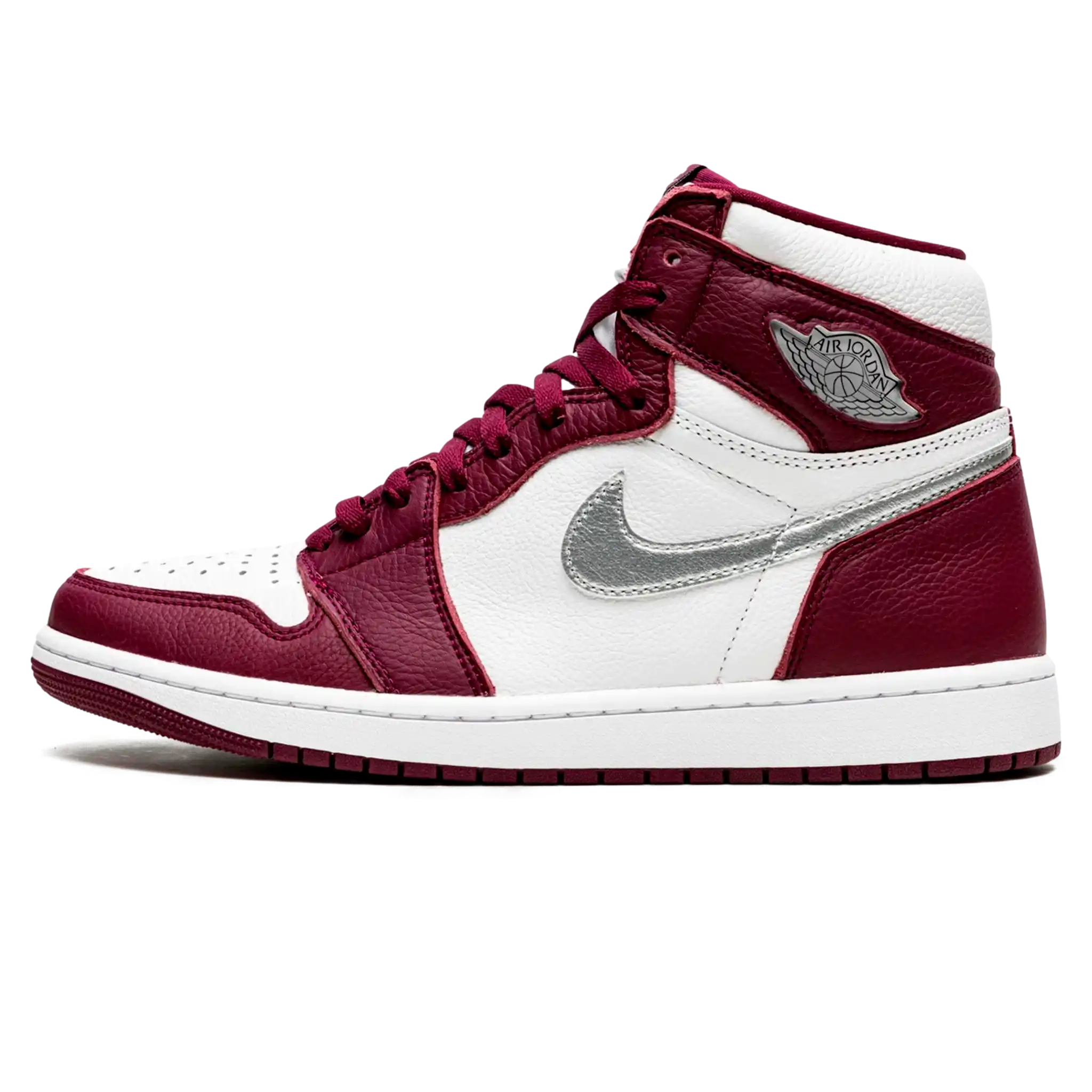 Tênis Air Jordan 1 High "Bordeaux" Bordô