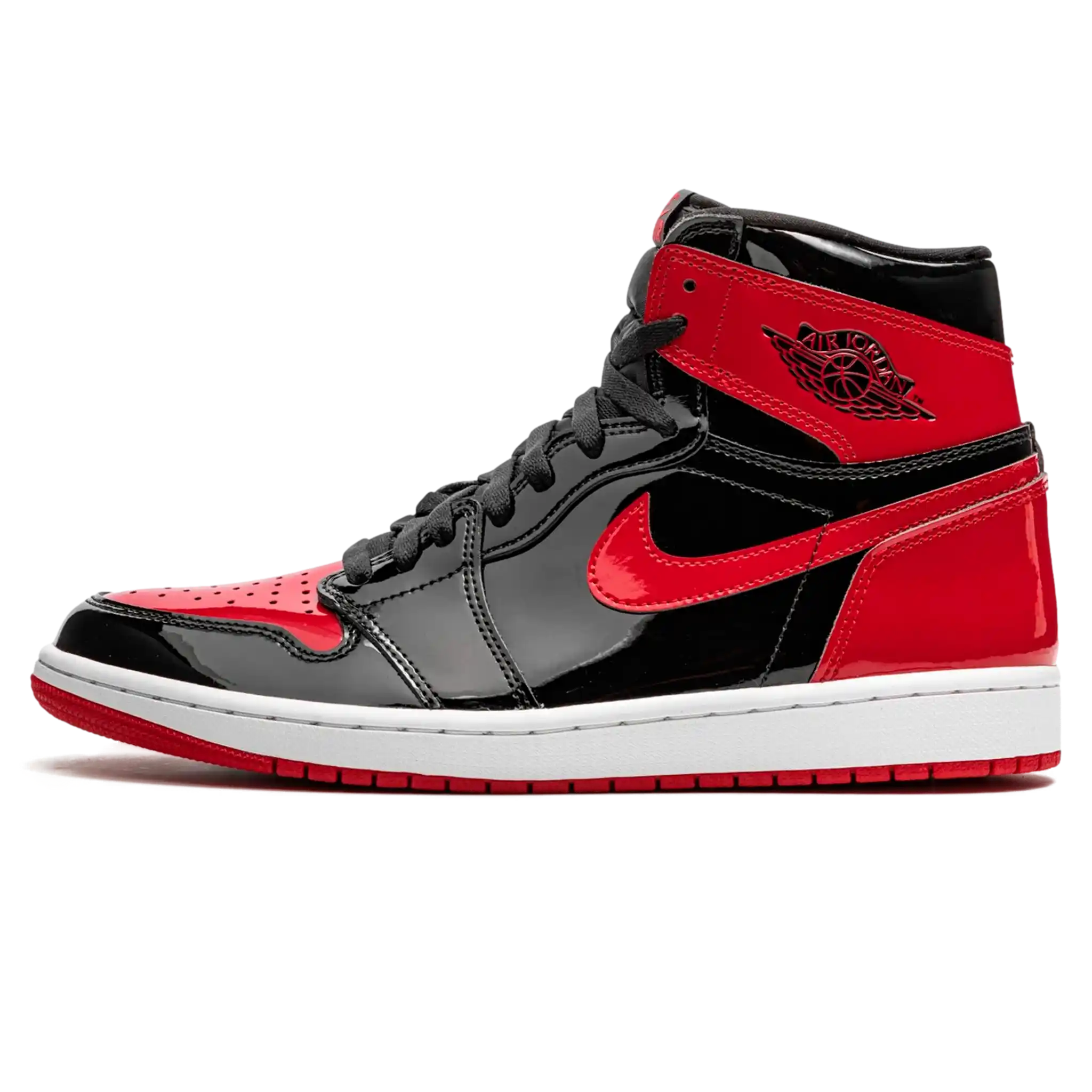 Tênis Air Jordan 1 High "Patent Bred" Vermelho / Preto