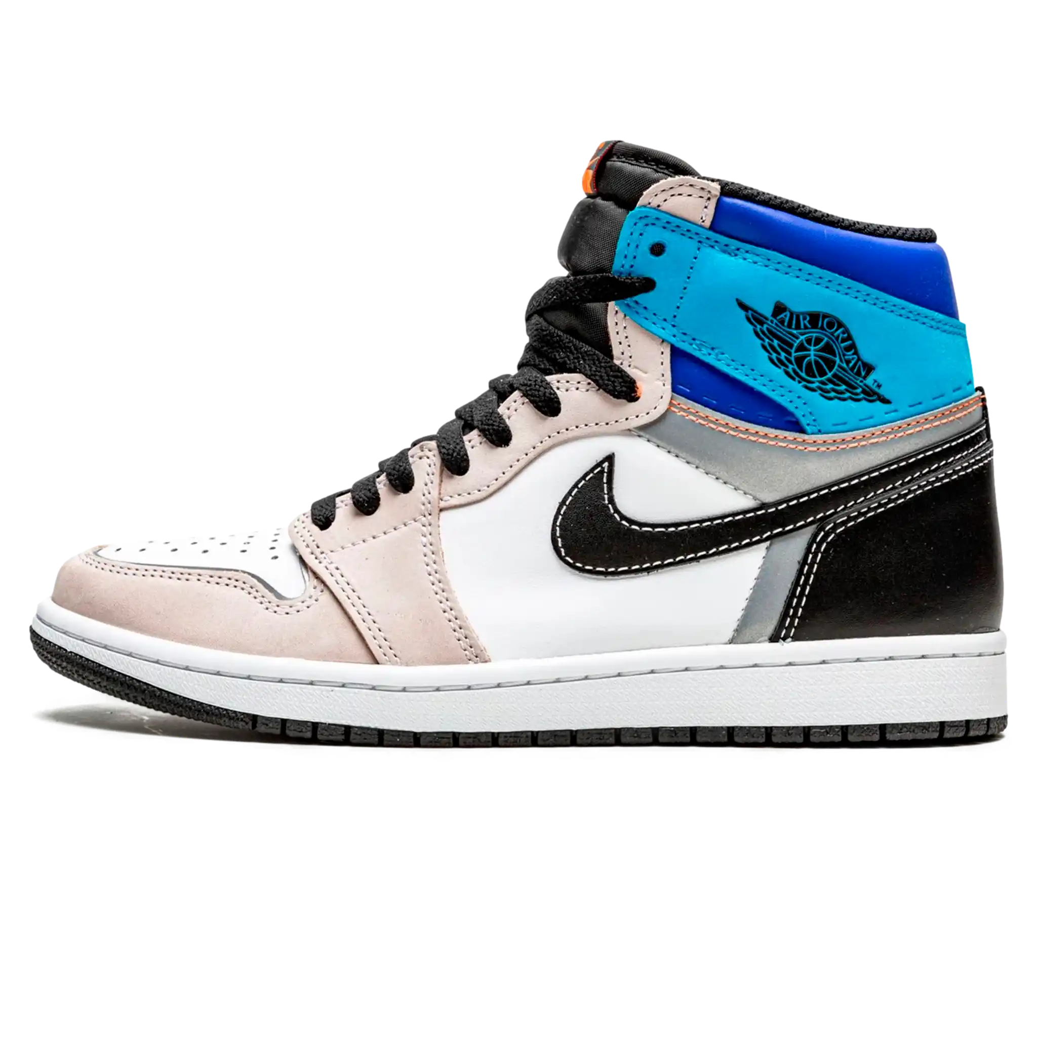 Tênis Air Jordan 1 High "Prototype" Cinza / Azul