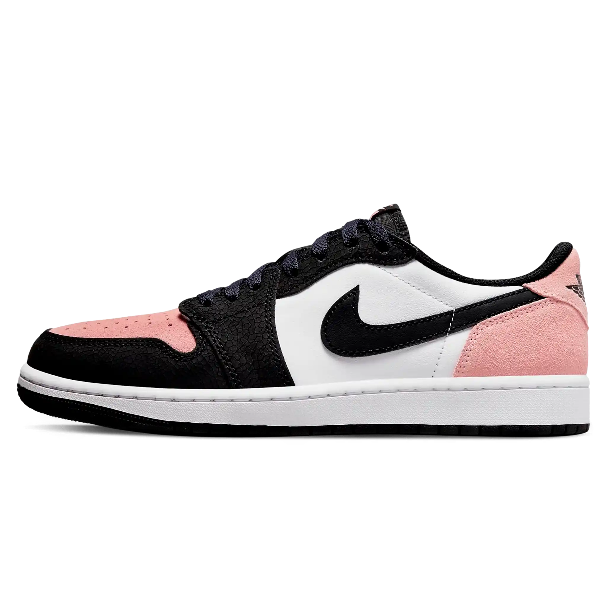 Tênis Air jordan 1 Low "Bleached Coral" Rosa