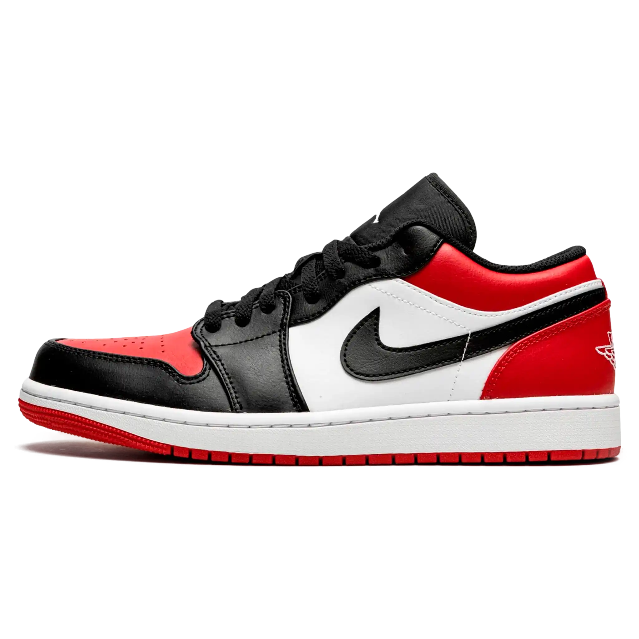 Tênis Air jordan 1 Low "Bred" Preto / Vermelho