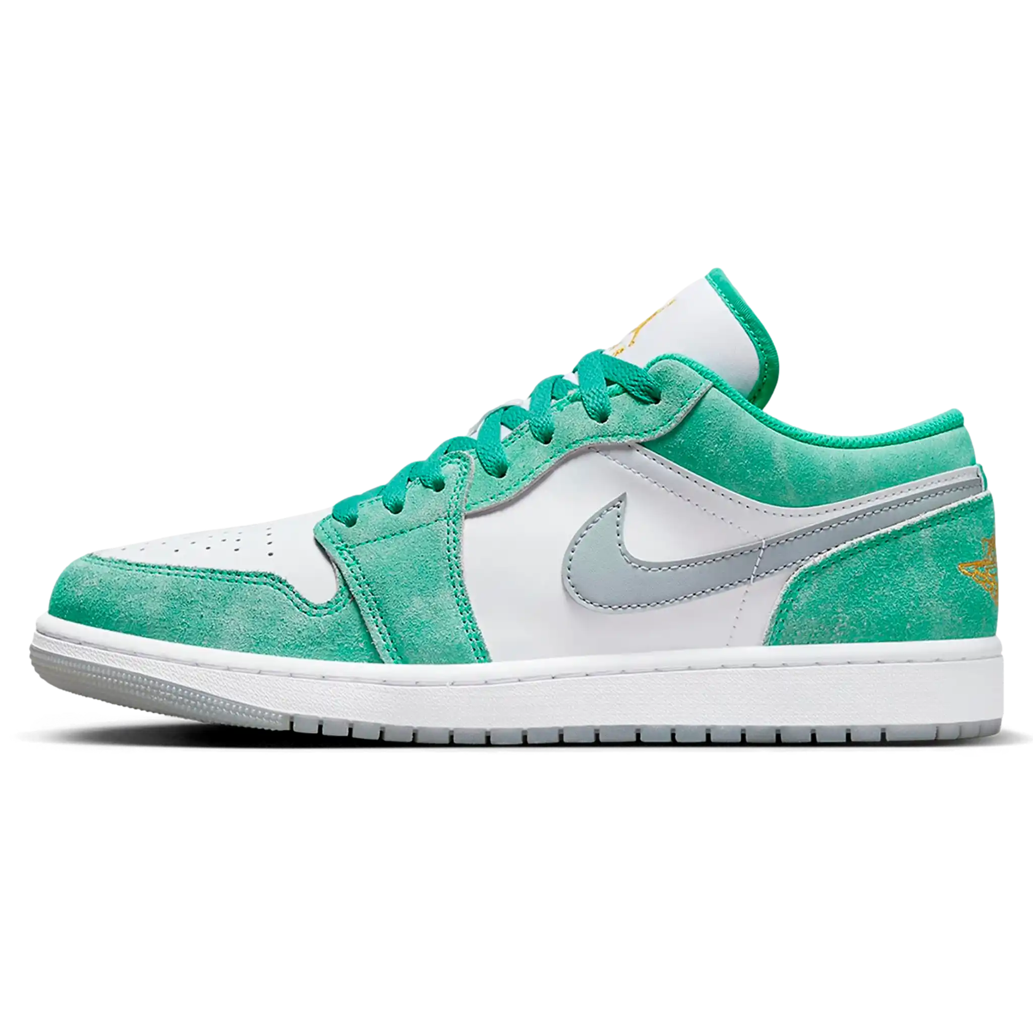Tênis Air jordan 1 Low Masculino "Emerald Grey" Verde