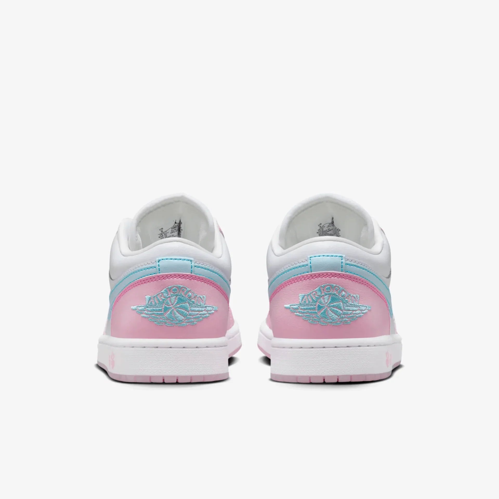 Tênis Air jordan 1 Low Feminino "Paw Print" Rosa