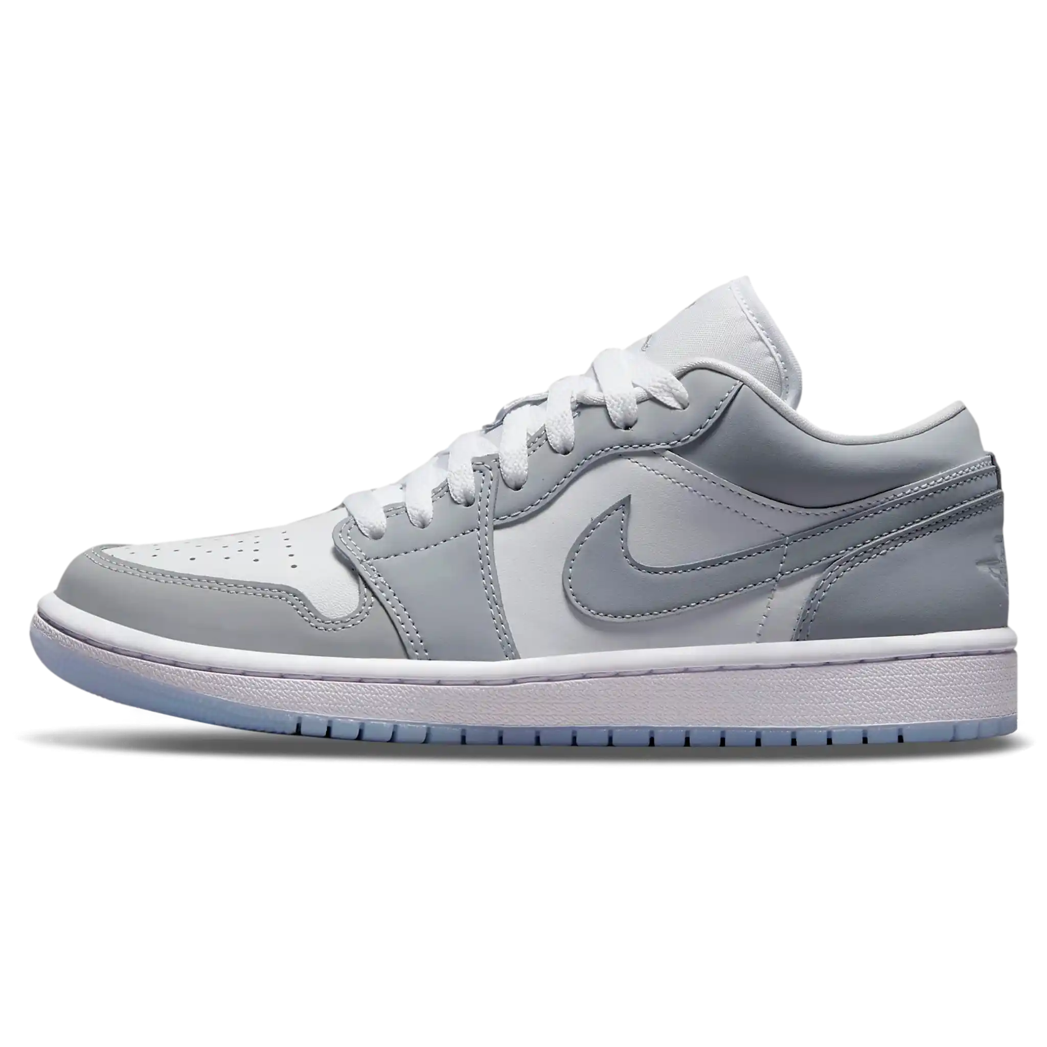 Tênis Air jordan 1 Low Feminino "Wolf Grey" Cinza / Branco