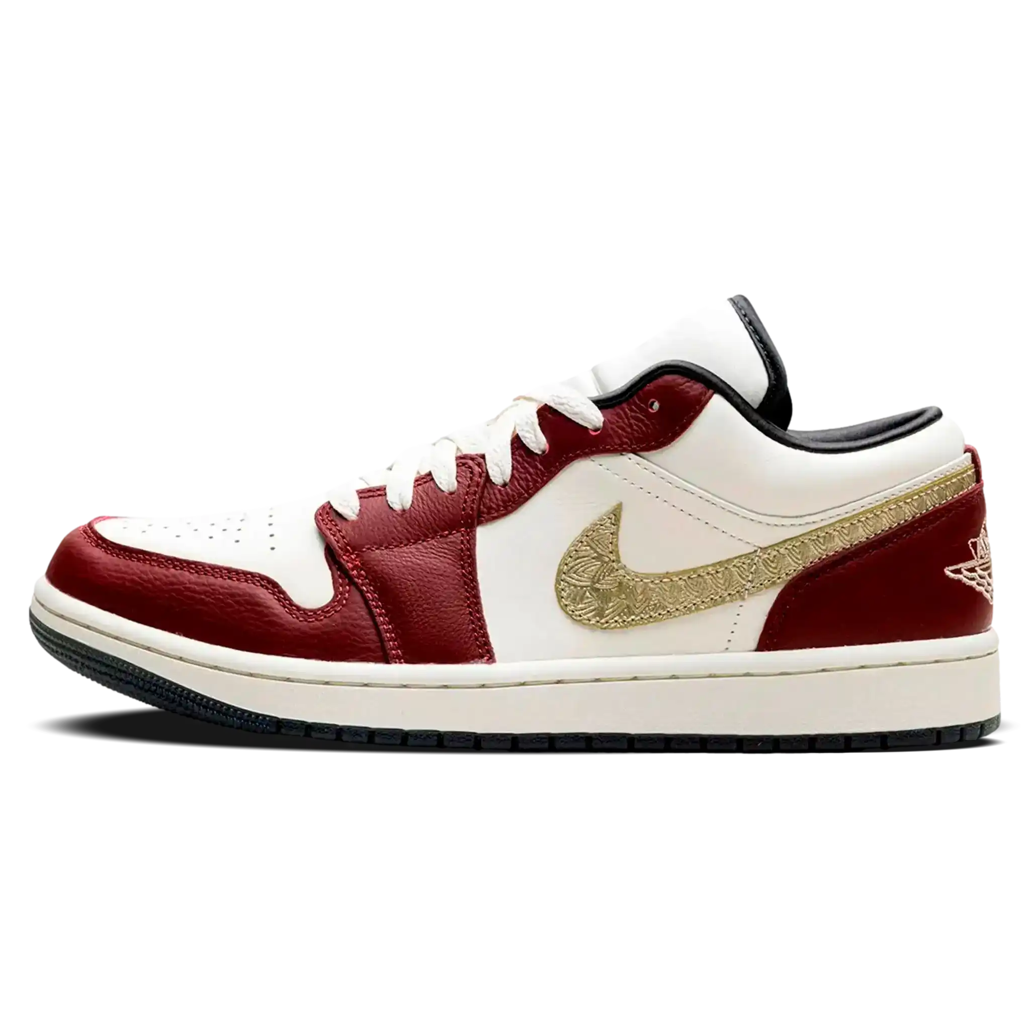 Tênis Air Jordan 1 Low Feminino "Year of the Dragon" Bordô