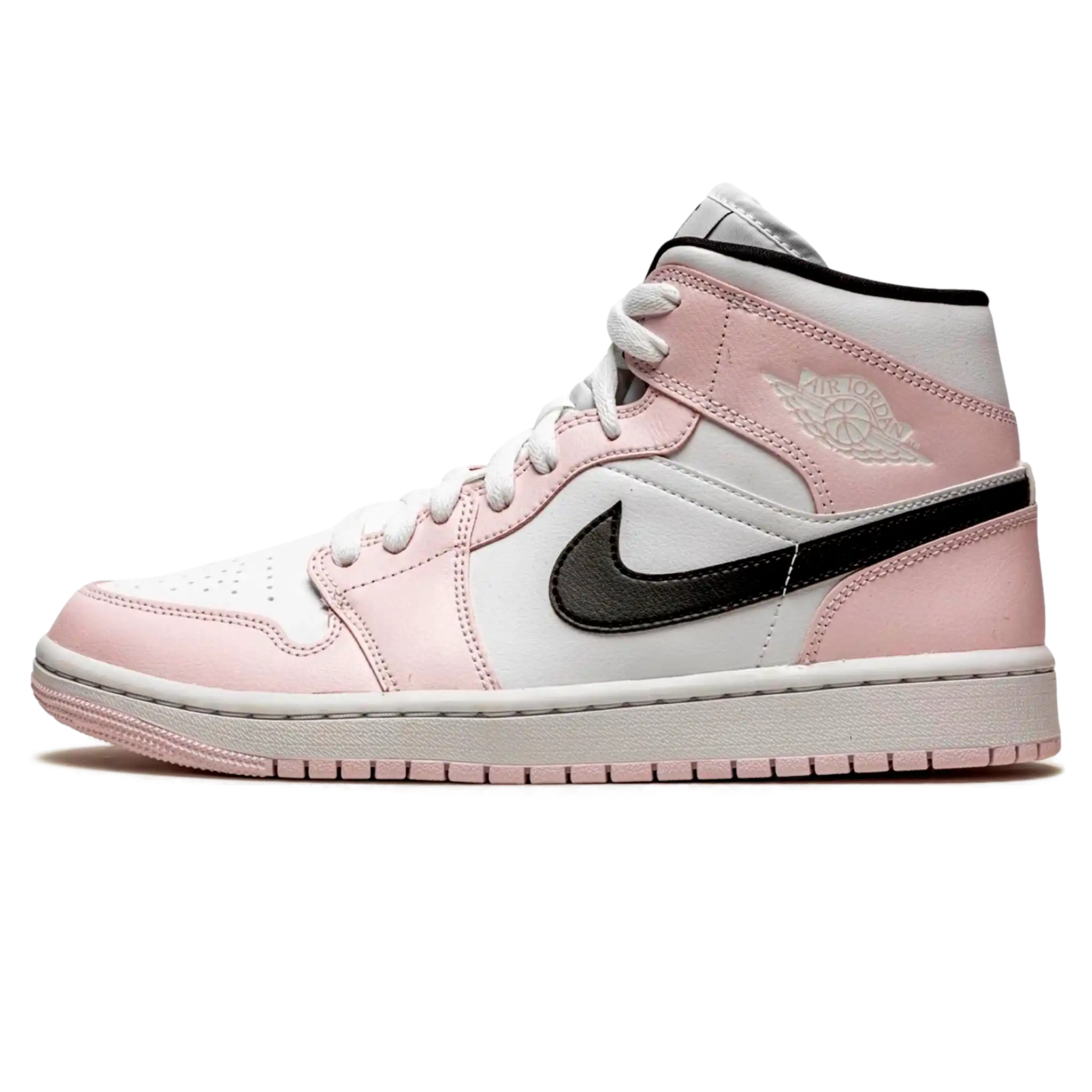 Tênis Air Jordan 1 Mid Feminino "Barely Pink" Rosa