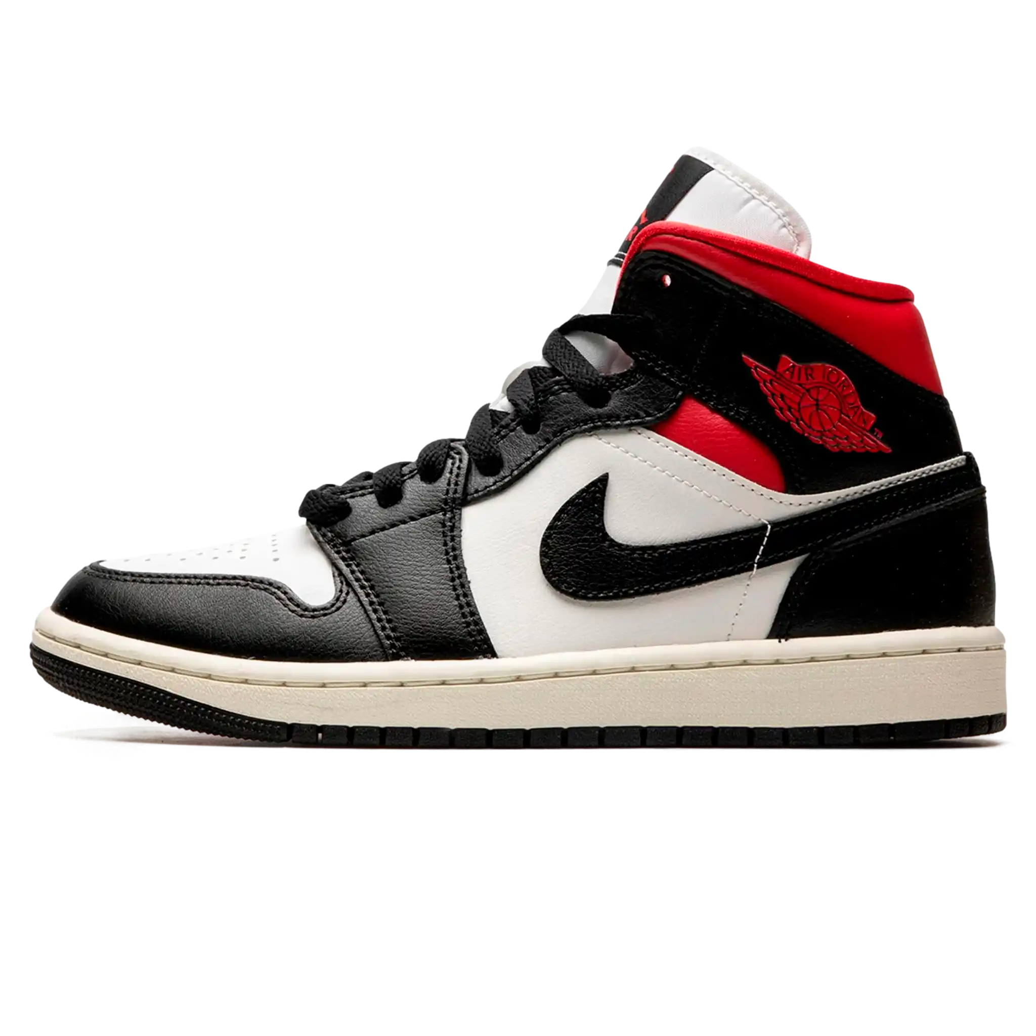 Tênis Air Jordan 1 Mid "Gym Red Panda" Preto / Vermelho