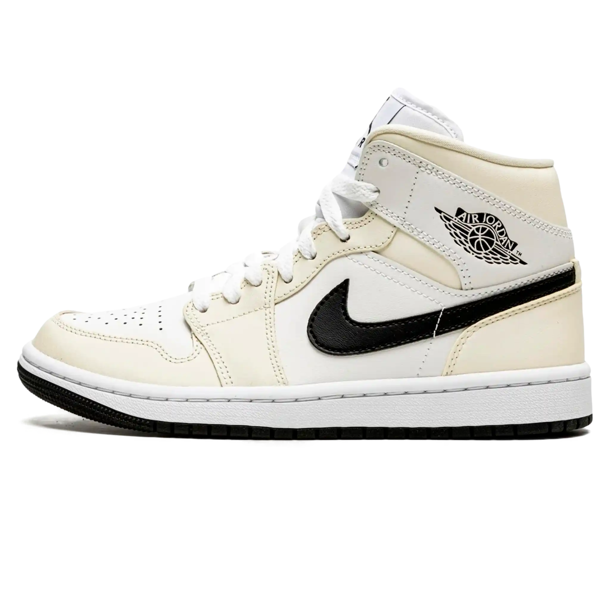 Tênis Air Jordan 1 Mid Feminino "Coconut MIlk" Amarelo