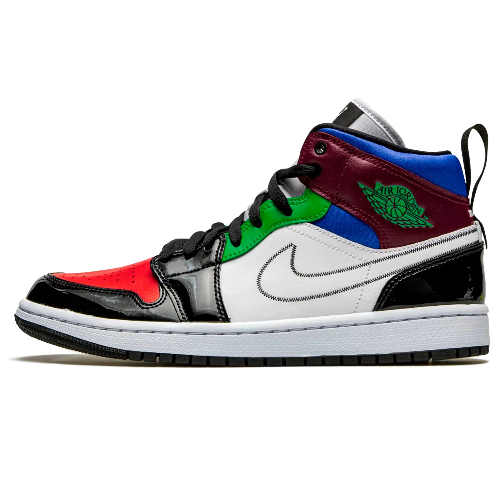 Tênis Air Jordan 1 Mid Feminino "Multicolor"