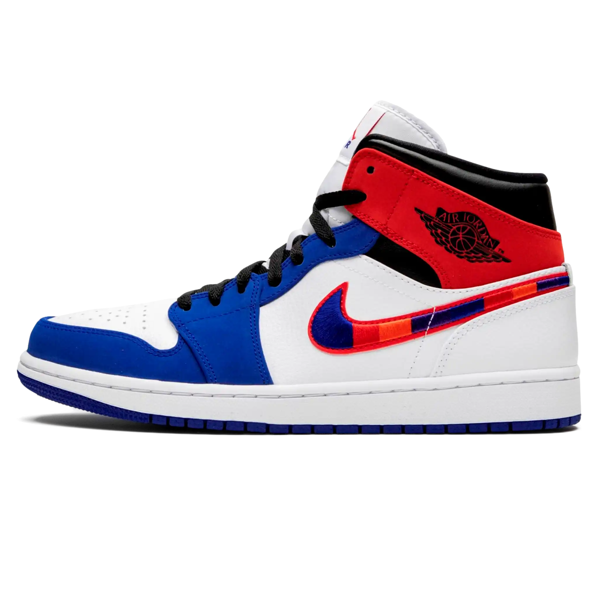 Tênis Air Jordan 1 Mid "Multi Color Swoosh"