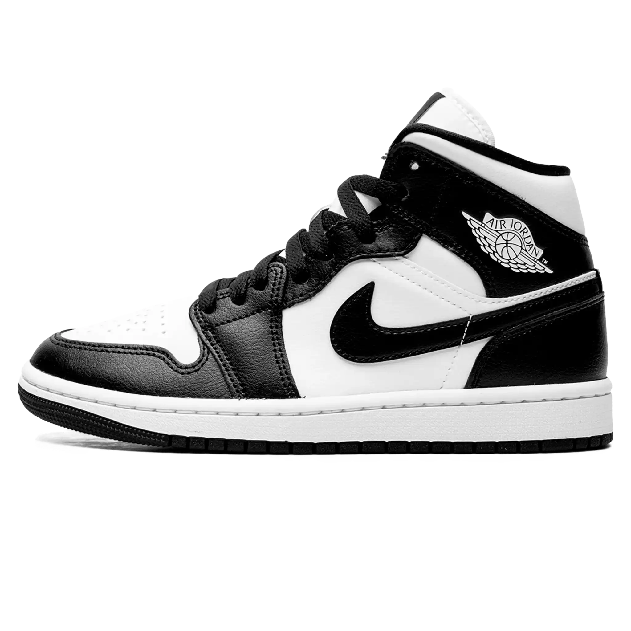 Tênis Air Jordan 1 Mid "Panda" Preto / Branco