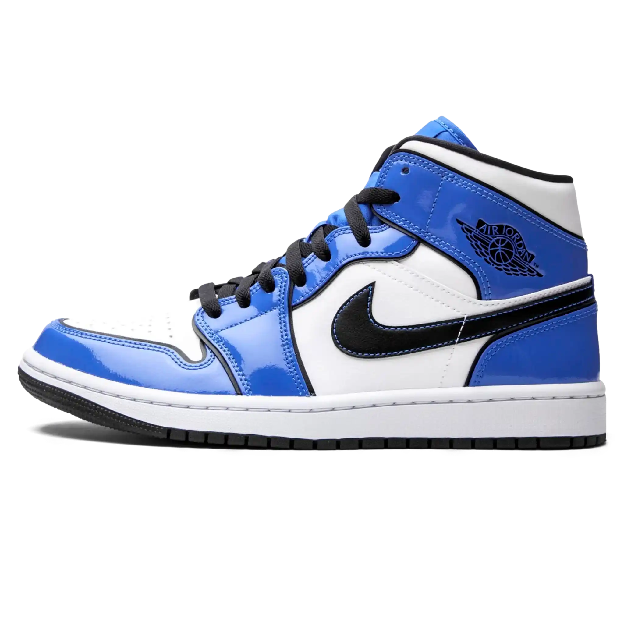 Tênis Air Jordan 1 Mid Feminino "Signal Blue" Azul