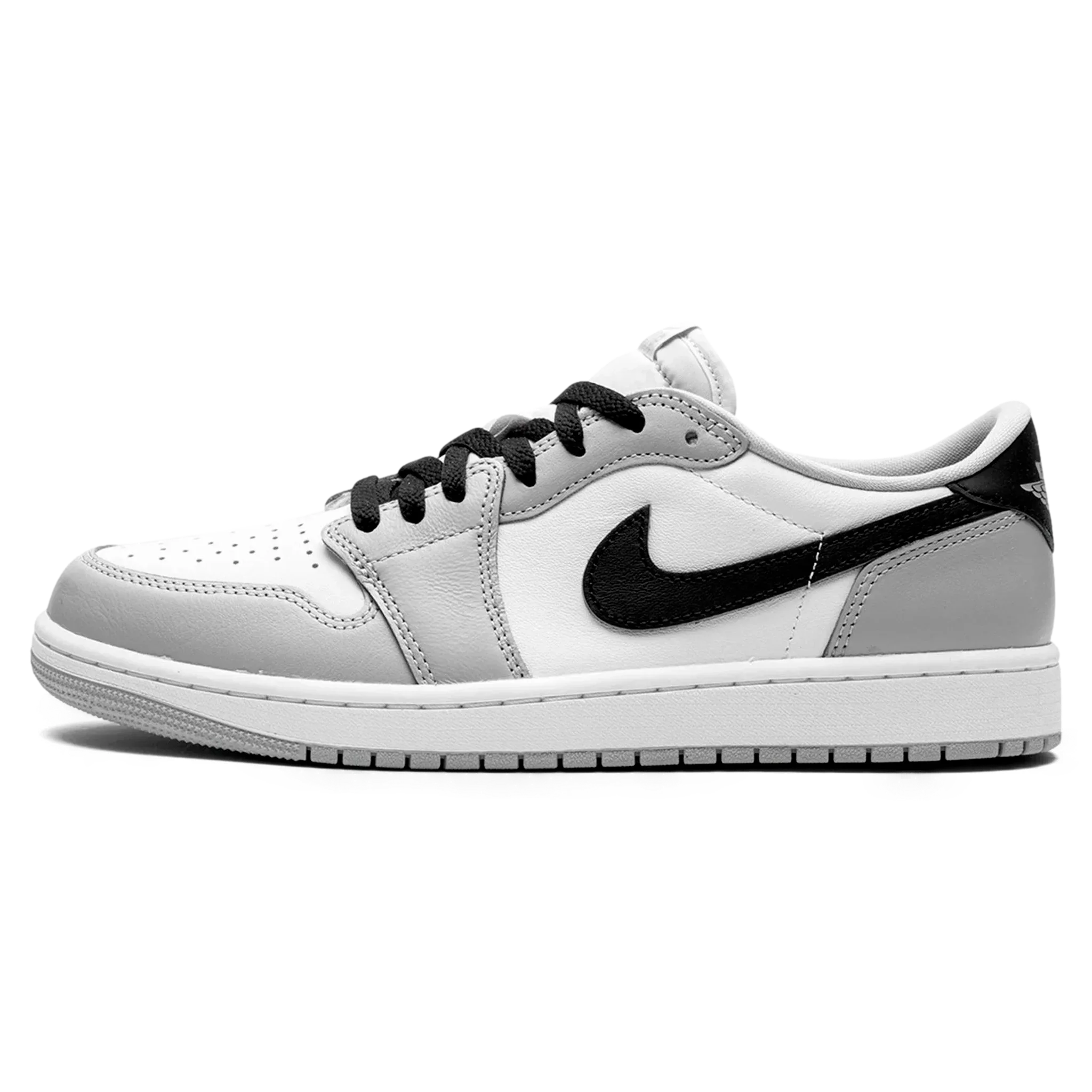 Tênis Air Jordan 1 Low "Barons" Cinza