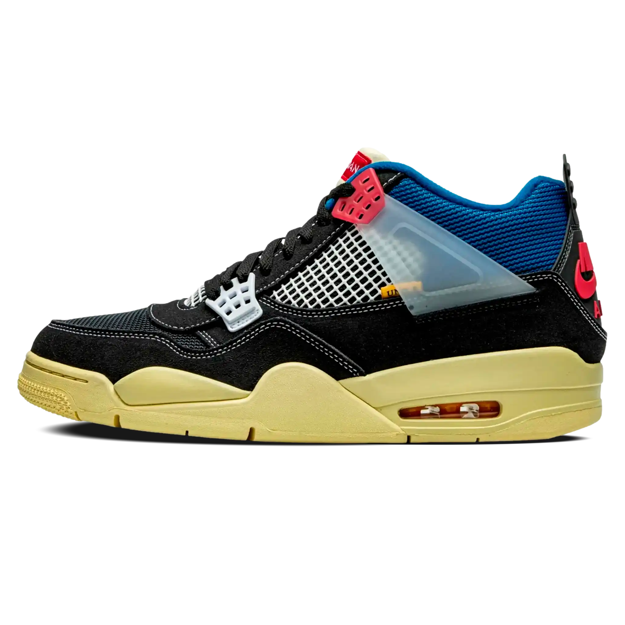 Tênis Air Jordan 4 x Union LA "Off-Noir" Preto