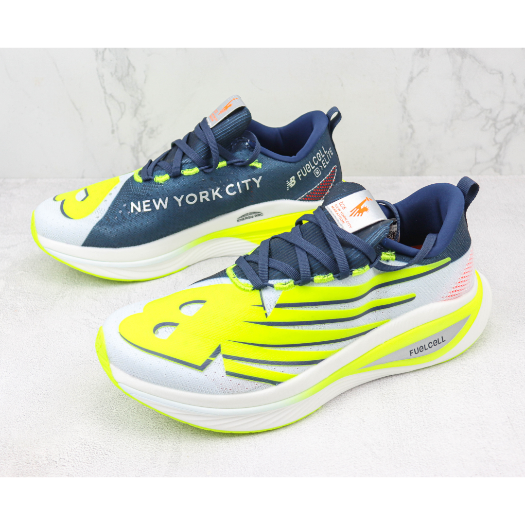 Tênis New Balance Fuelcell Supercomp Elite V3 - Branco/Amarelo