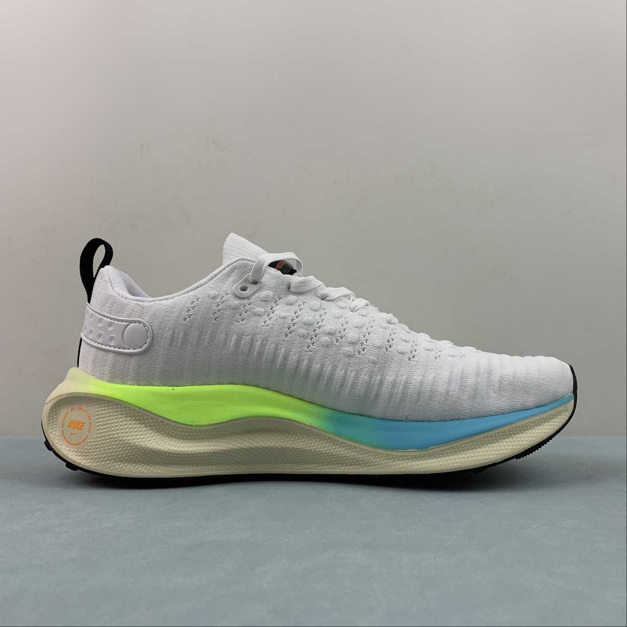 Nike Infinity Run 4 - Branco/Azul/Amarelo