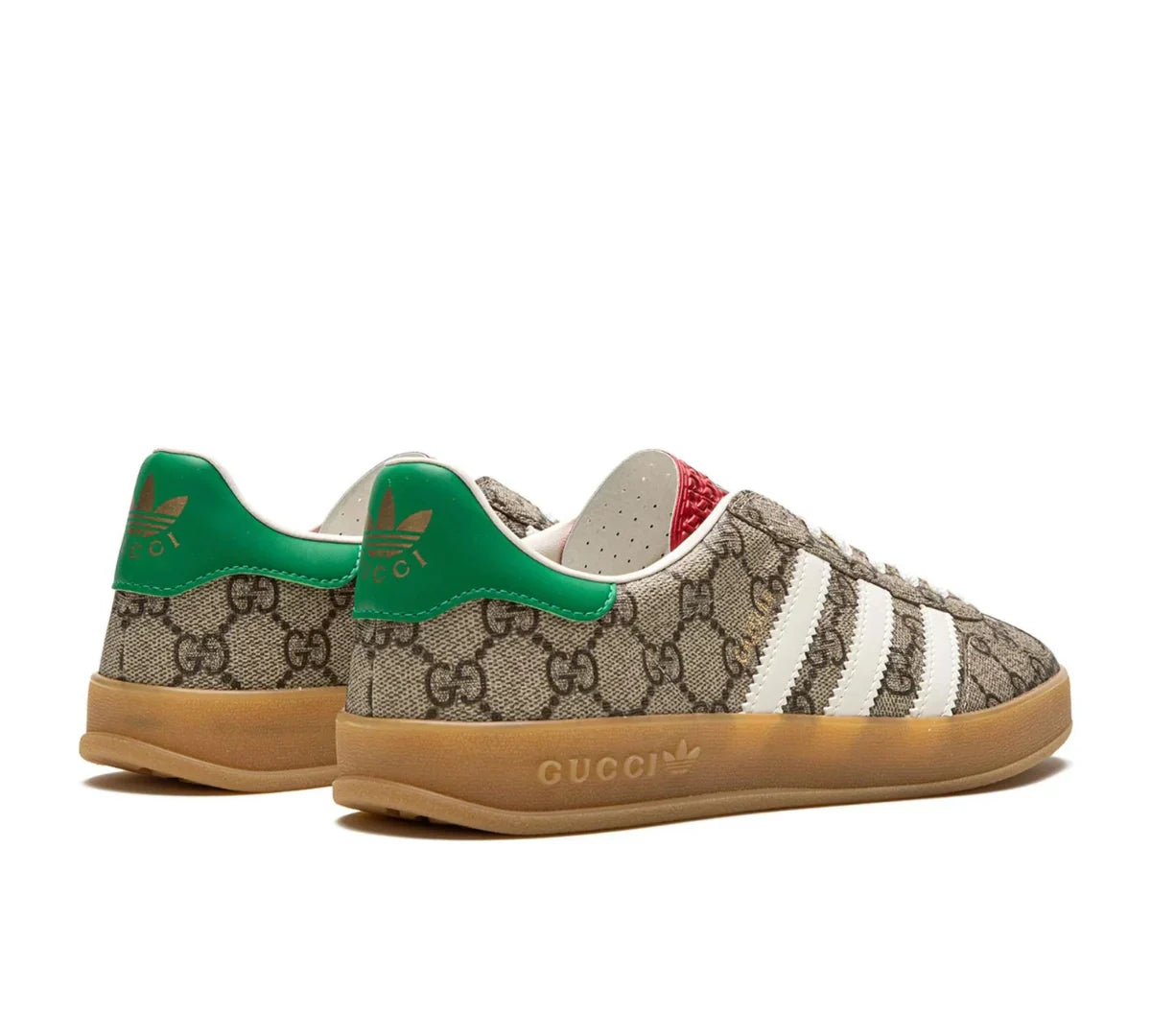 Tênis Adidas x Gucci Gazelle 'Beige GG Monogram'