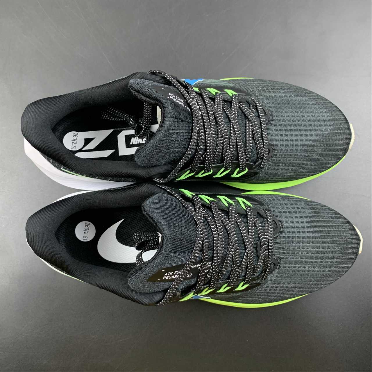 Nike Air Zoom Pegasus 39 - Preto/Verde