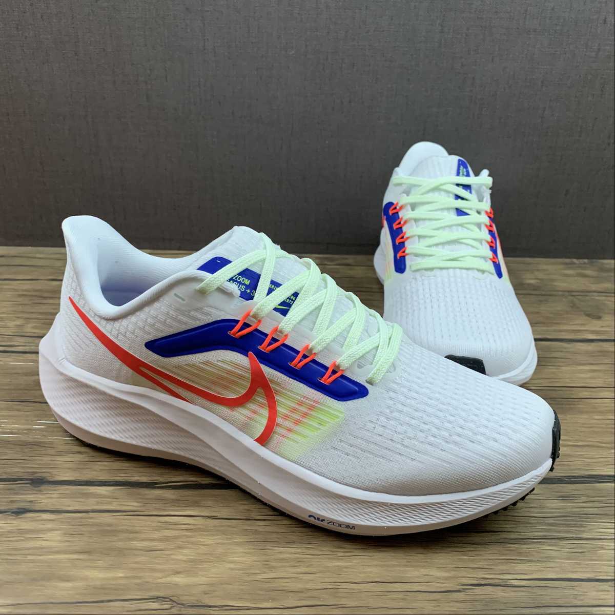 Nike Air Zoom Pegasus 39 - Branco/Azul/Laranja