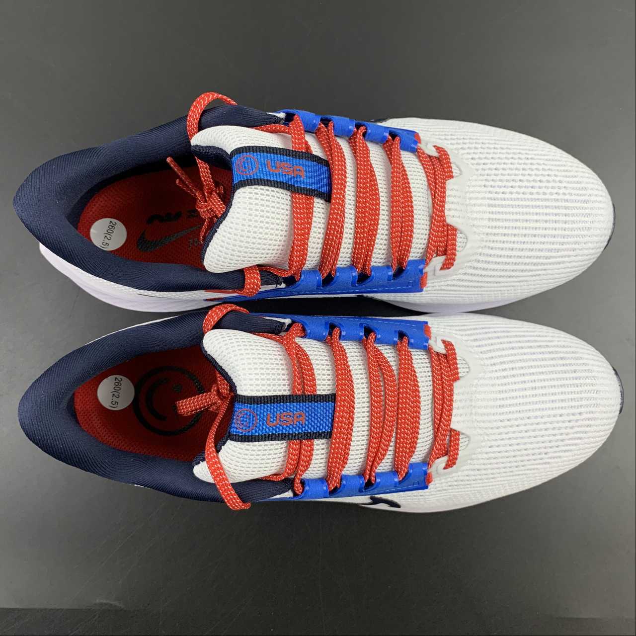 Nike Air Zoom Pegasus 40 - Branco/Azul/Laranja 2
