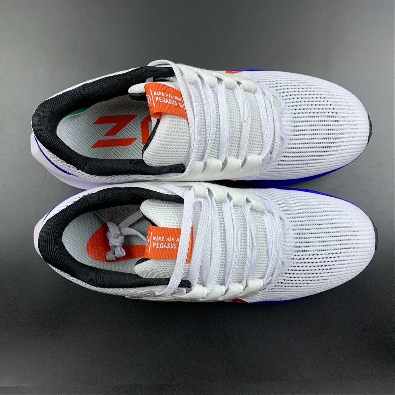 Nike Air Zoom Pegasus 40 - Branco/Azul/Laranja