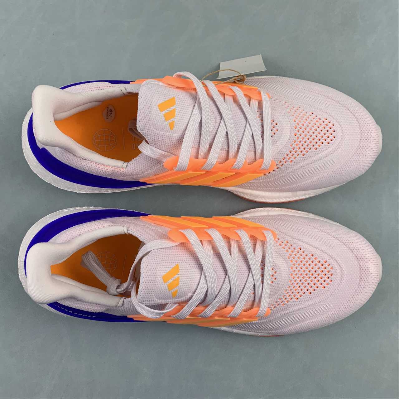 Adidas Ultraboost Light 23 - Cinza/Laranja/Roxo