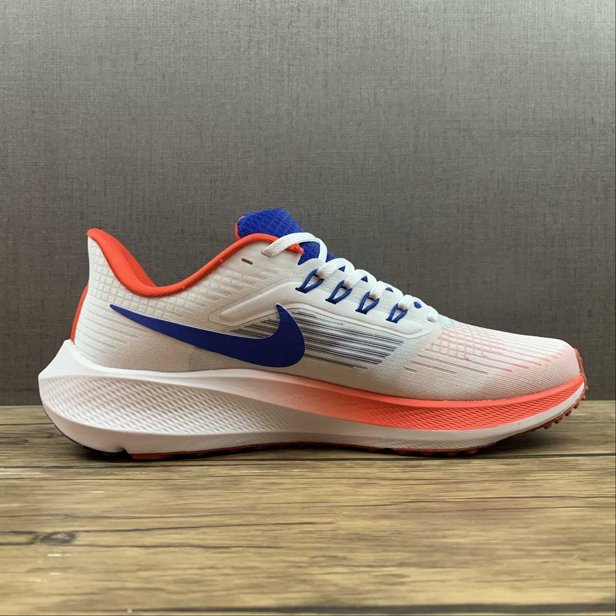 Nike Air Zoom Pegasus 39 - Branco/Laranja/Azul