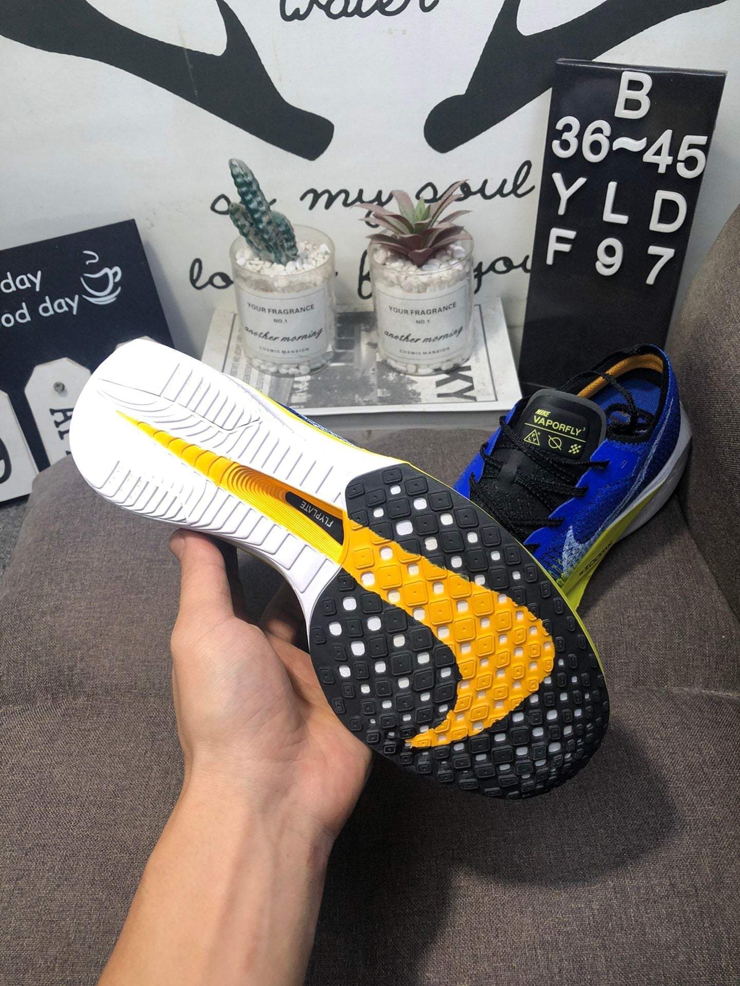 Nike Air Zoom X Vaporfly 3 - Azul/Amarelo