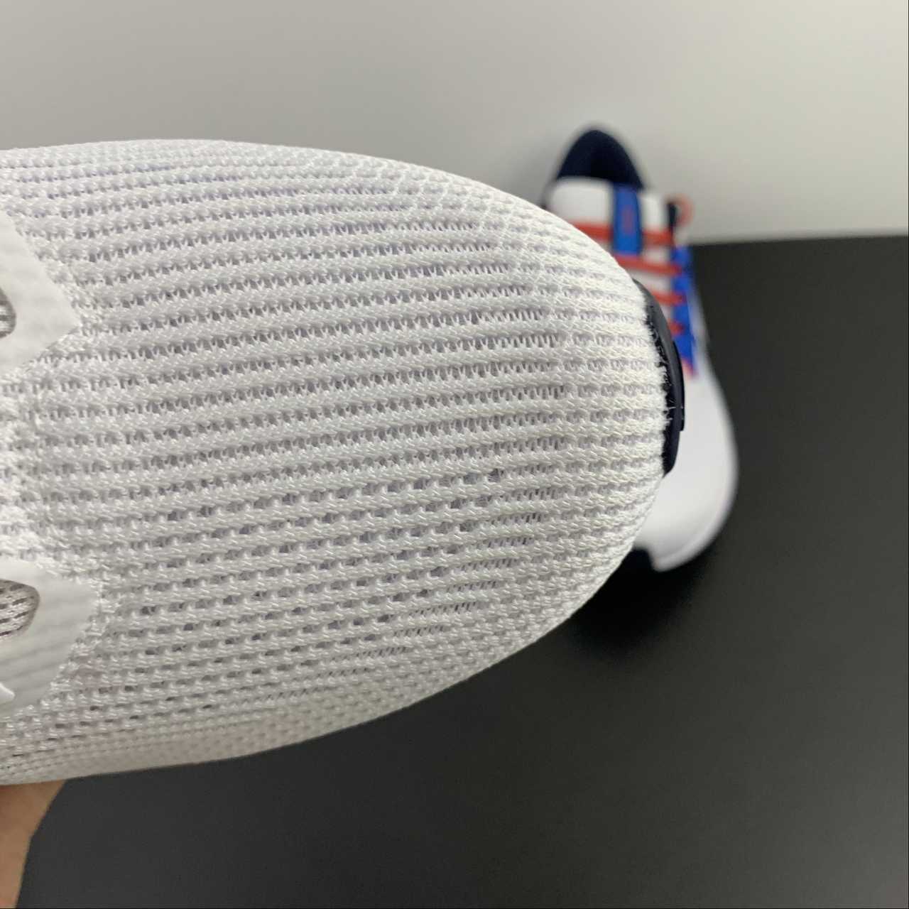 Nike Air Zoom Pegasus 40 - Branco/Azul/Laranja 2