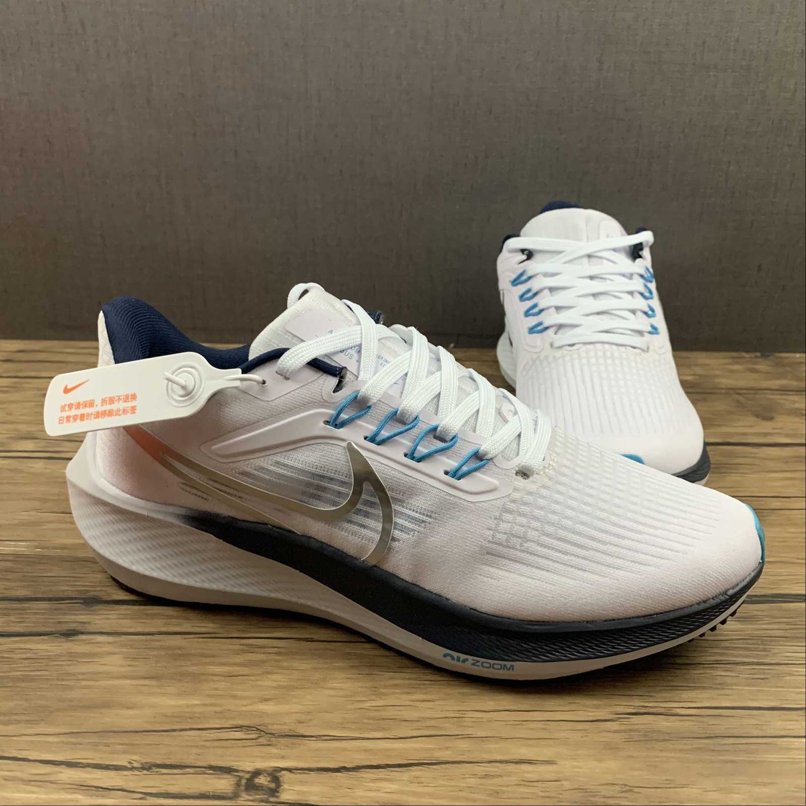 Nike Air Zoom Pegasus 39 - Branco/Cinza/Azul