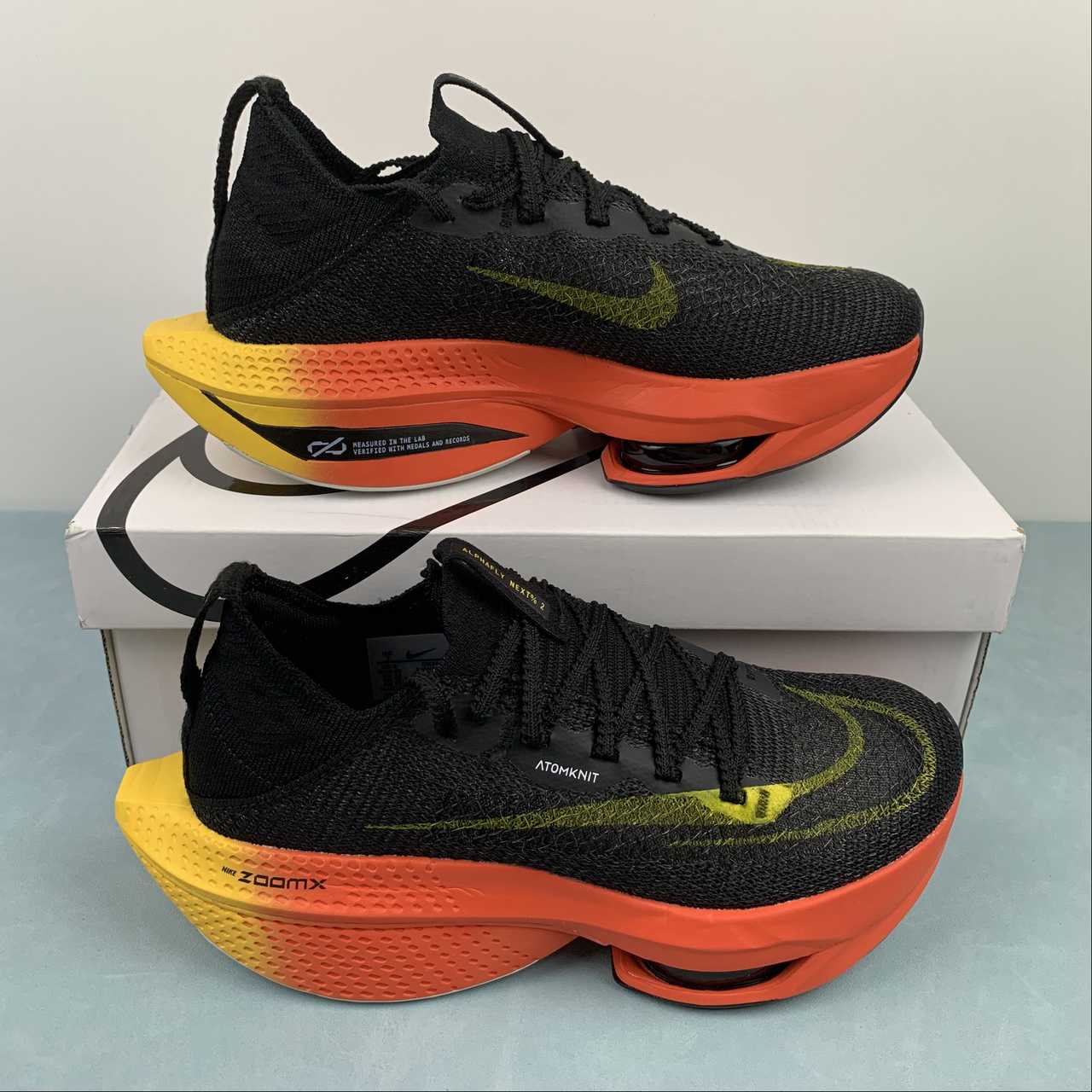 Nike Air ZoomX Alphafly Next 2 - Preto/Laranja