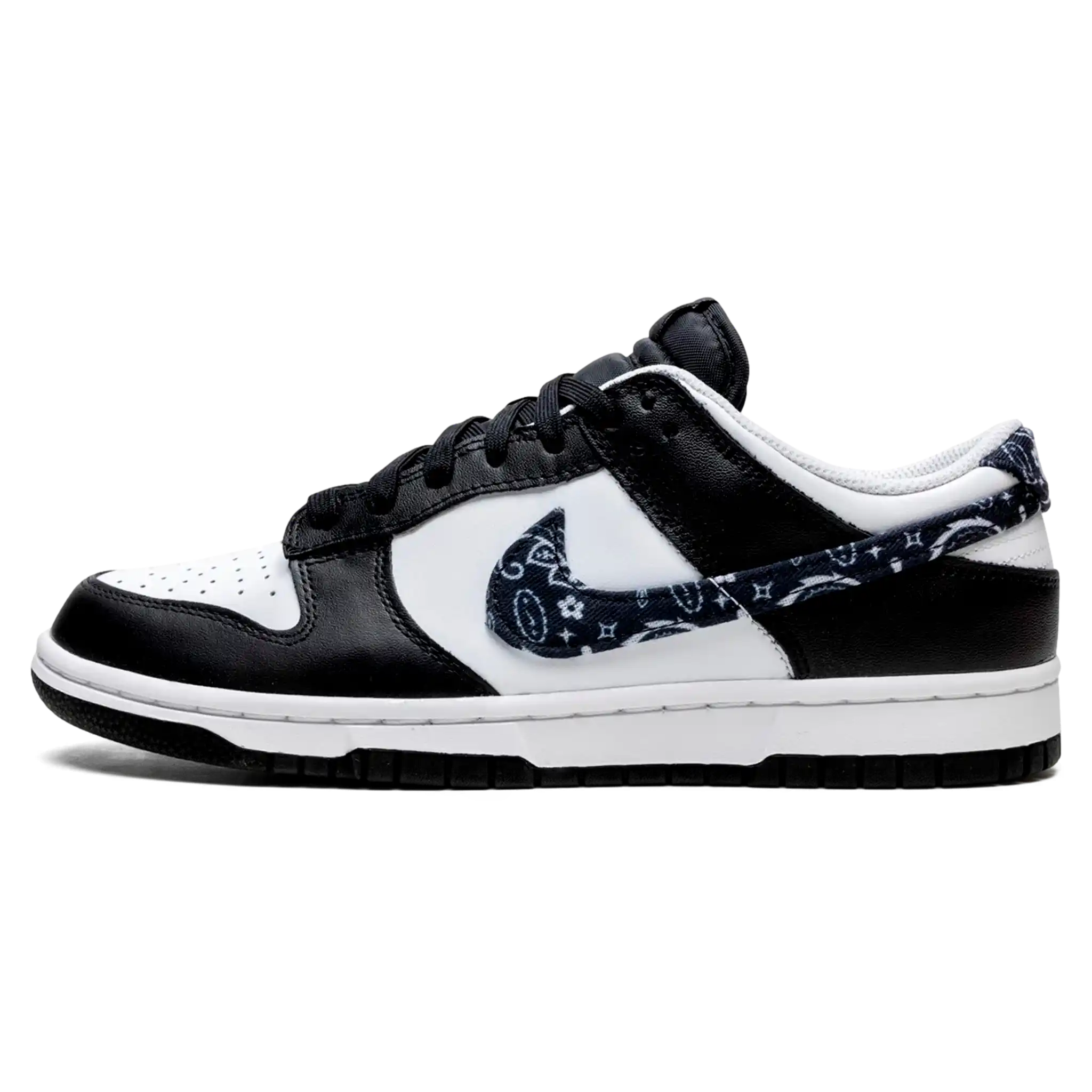 Tênis Nike Dunk Low Feminino "Black Paisley" Preto / Branco