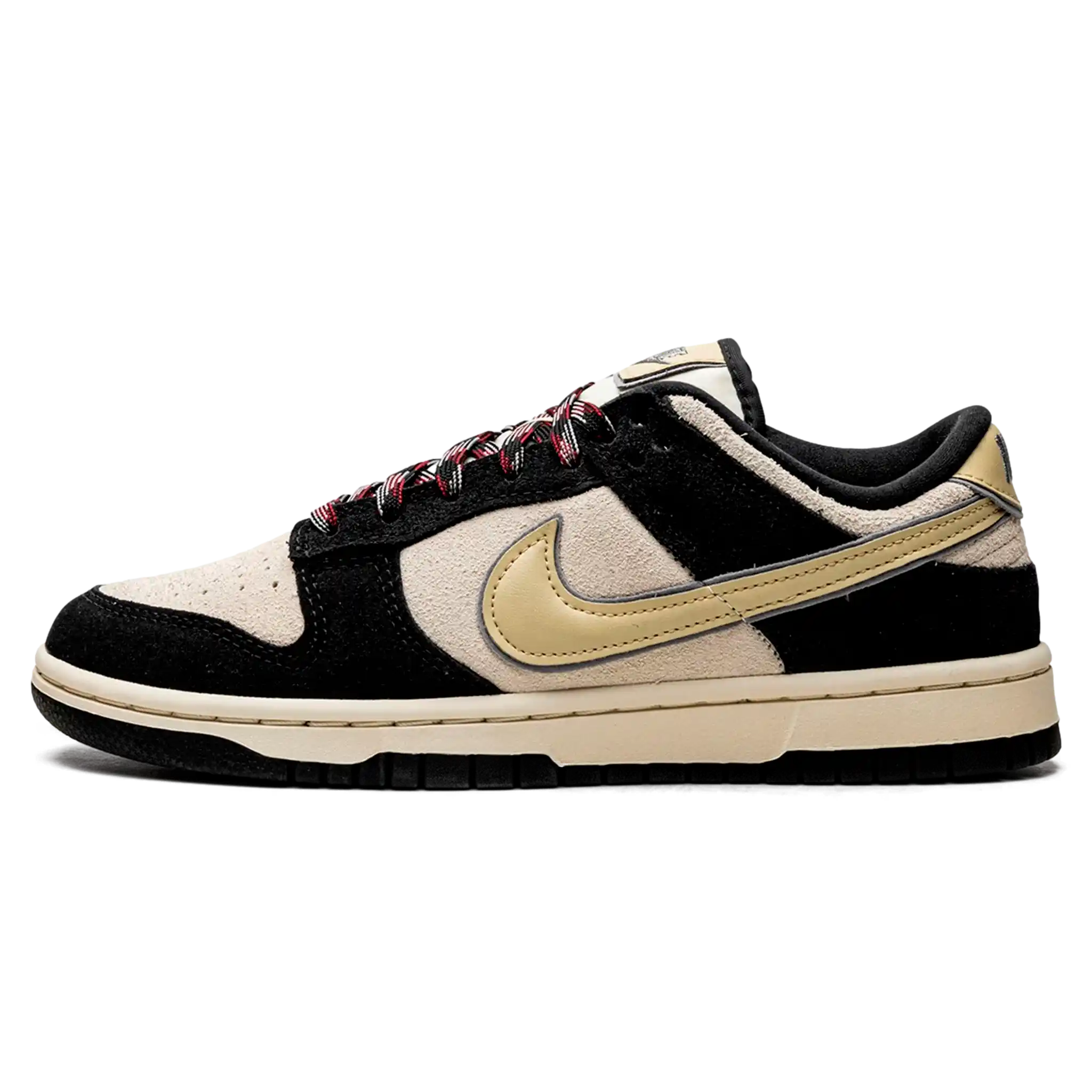 Tênis Nike Dunk Low Feminino "Black Team Gold" Preto / Dourado