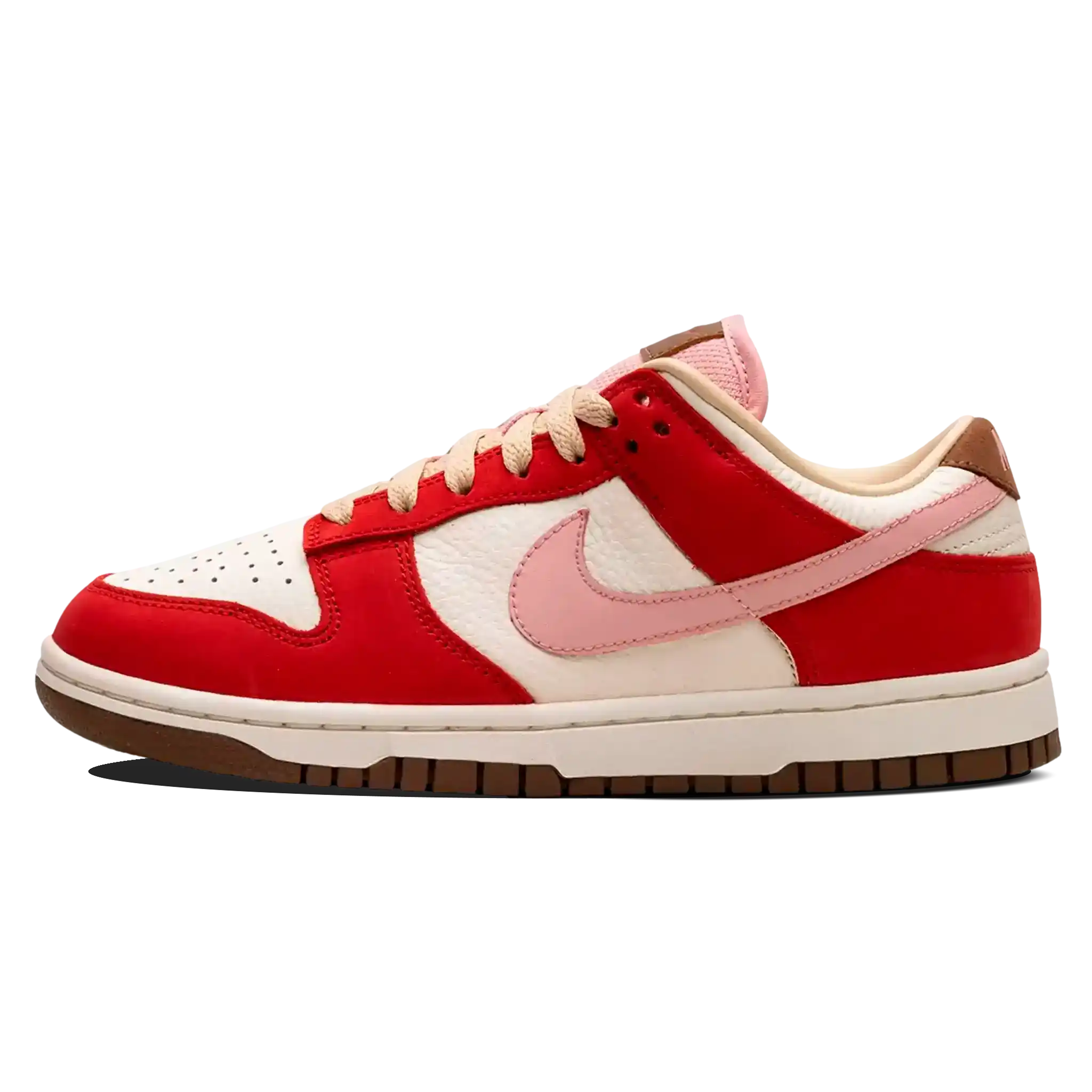 Tênis Nike Dunk Low Feminino "Bacon" Vermelho / Rosa