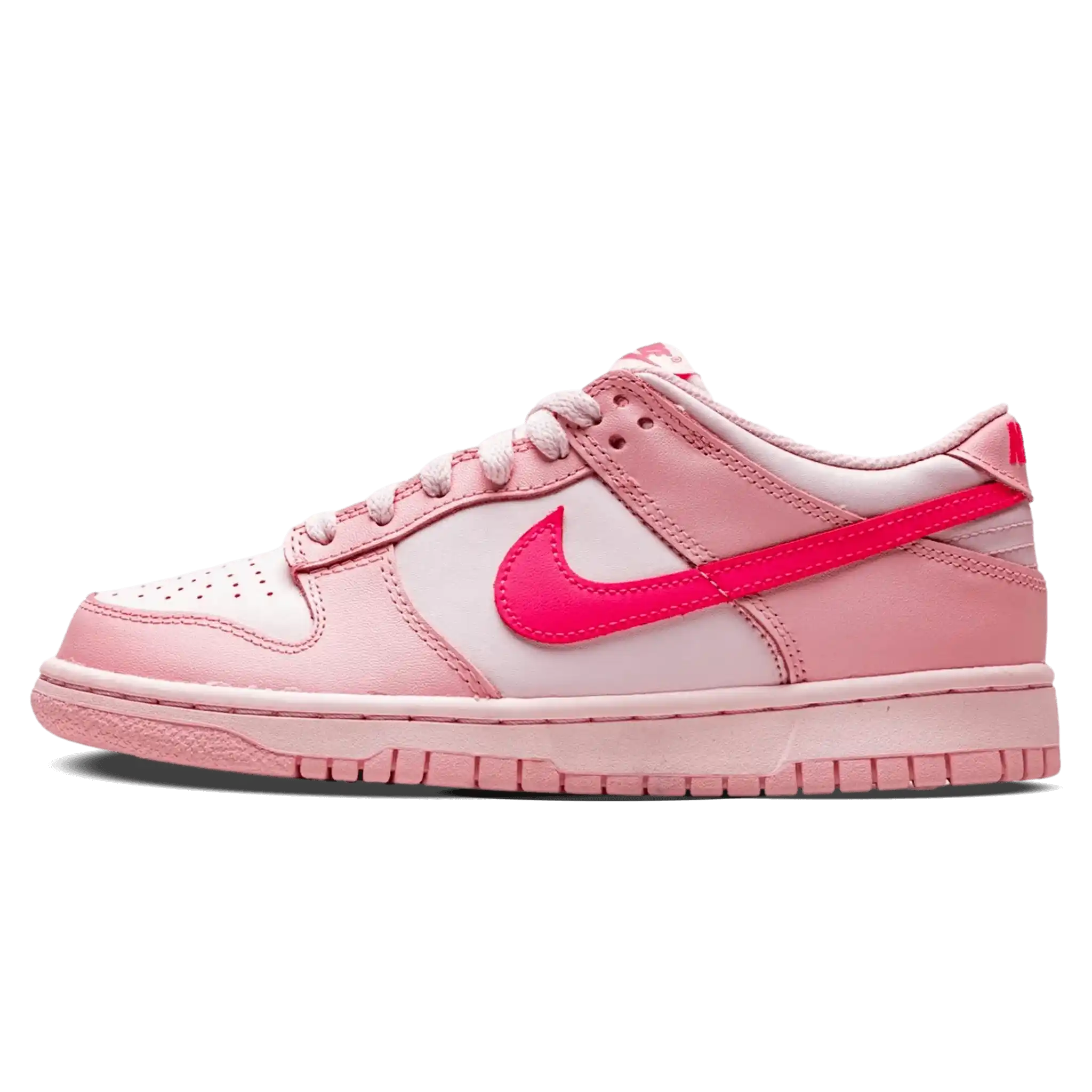 Tênis Nike Dunk Low Feminino "Triple Pink" Rosa