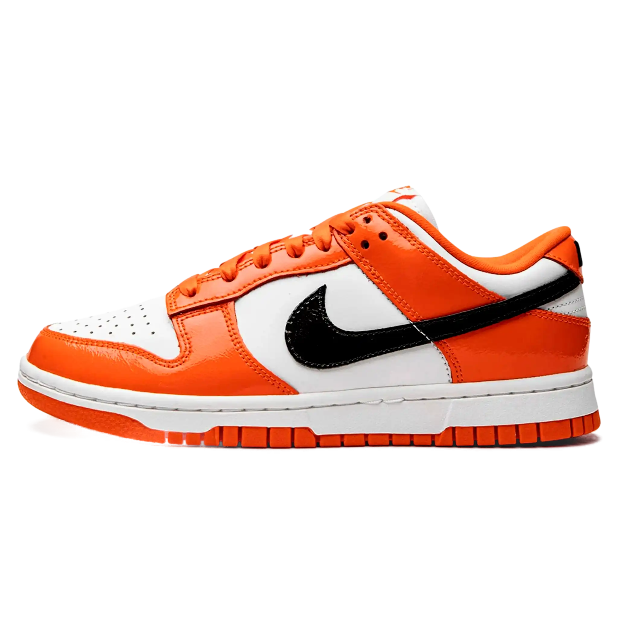 Tênis Nike Dunk Low Feminino "Patent Halloween" Laranja