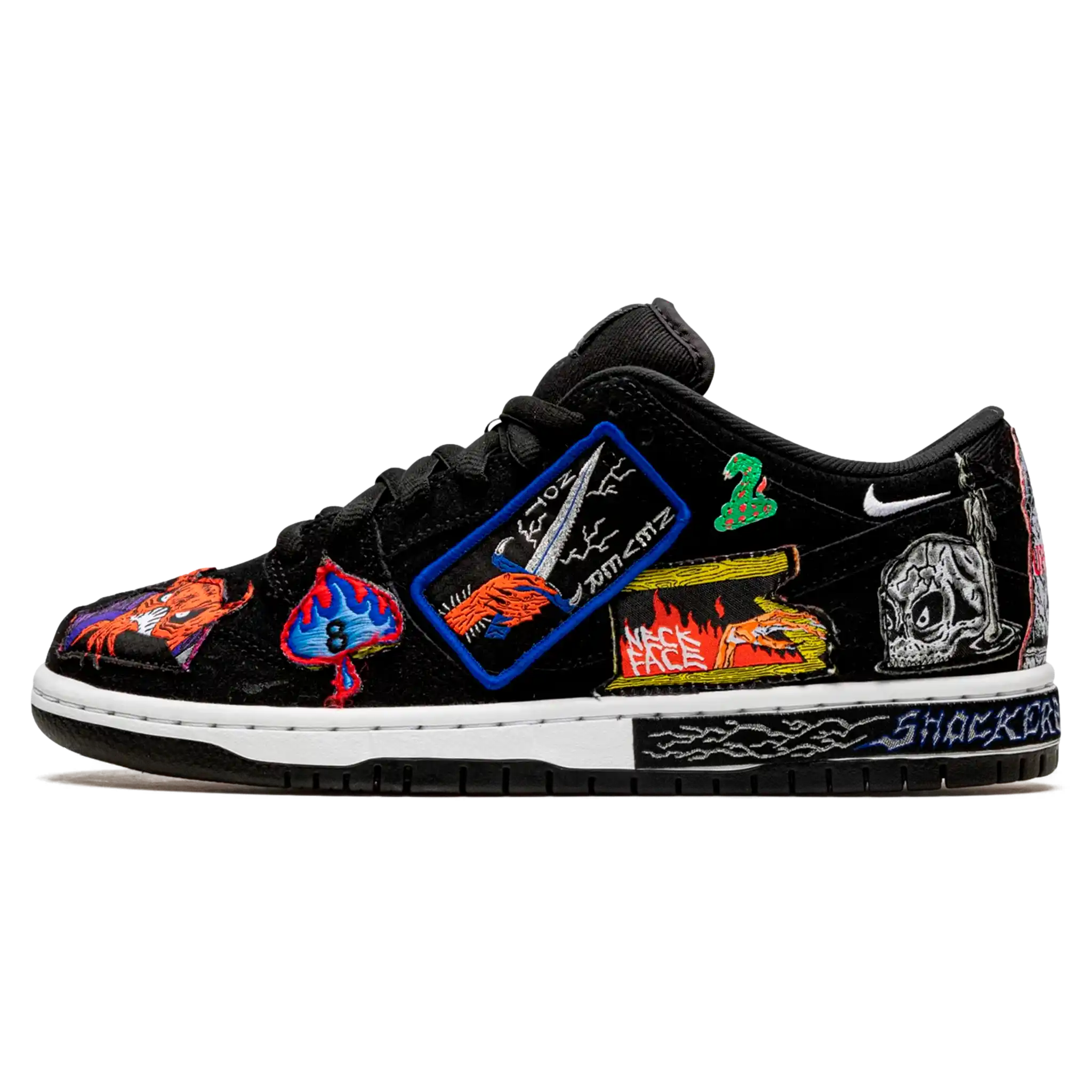 Tênis Nike Dunk Low SB "Neckface" Preto