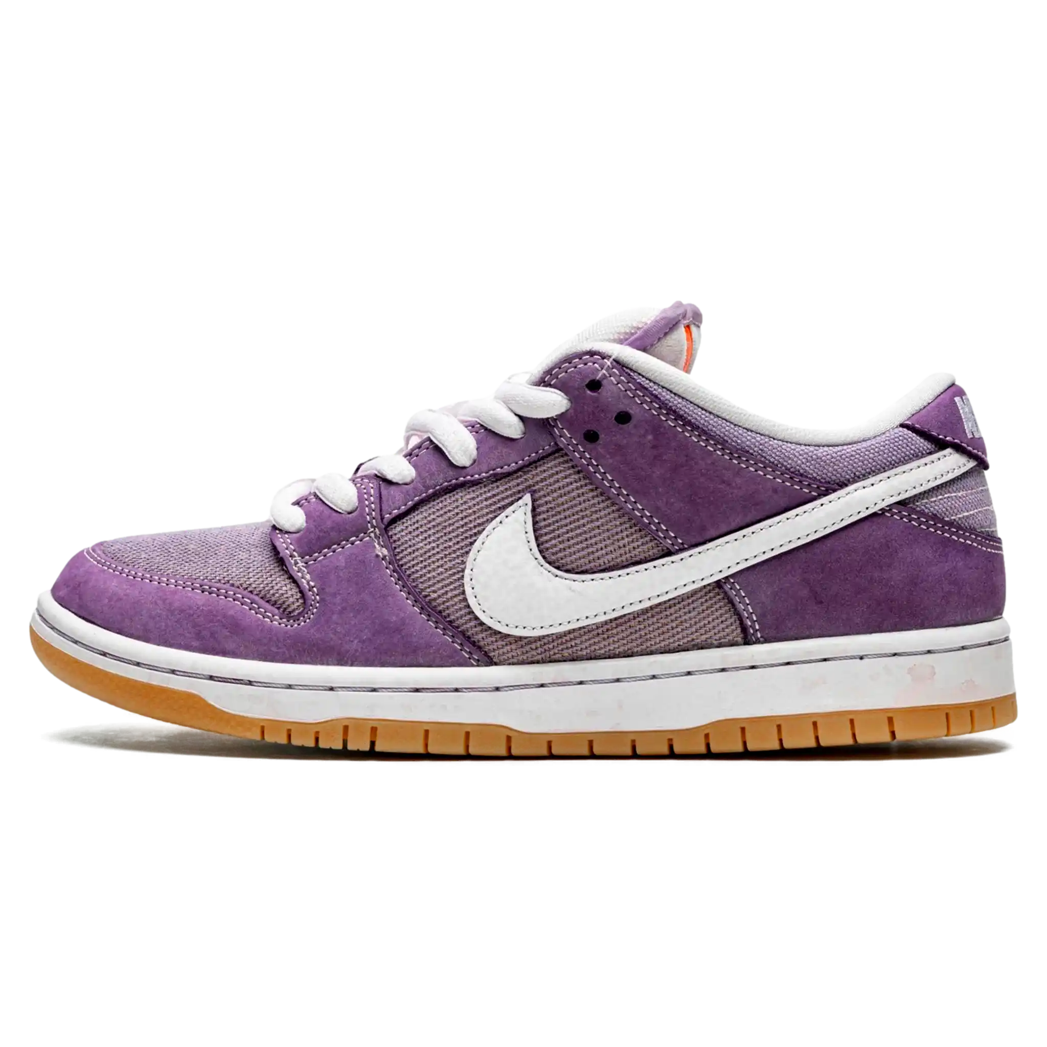 Tênis Nike Dunk Low SB "Unbleached" Roxo